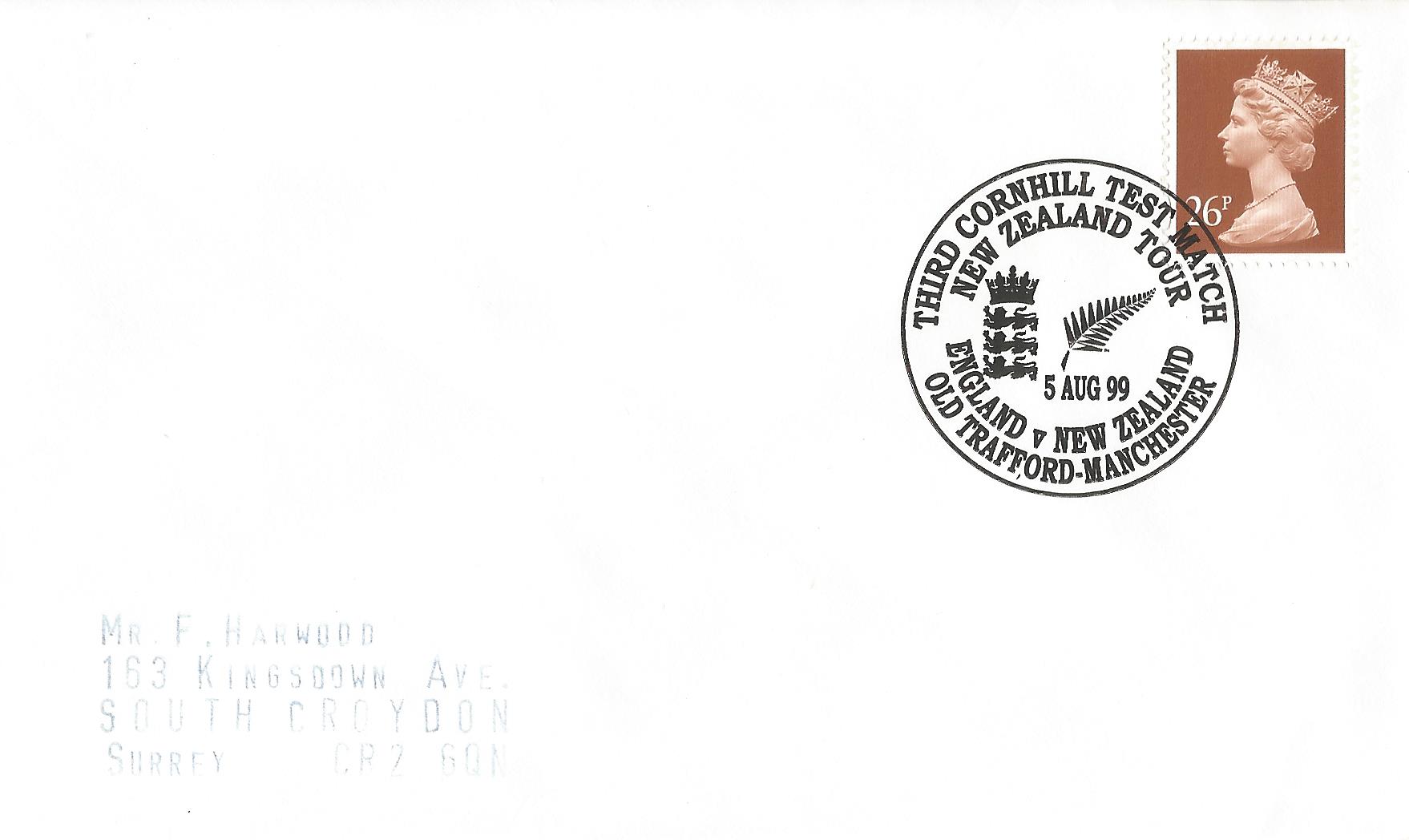 Third Cornhill Test Match New Zealand Tour England v New Zealand Old Trafford Manchester_11930