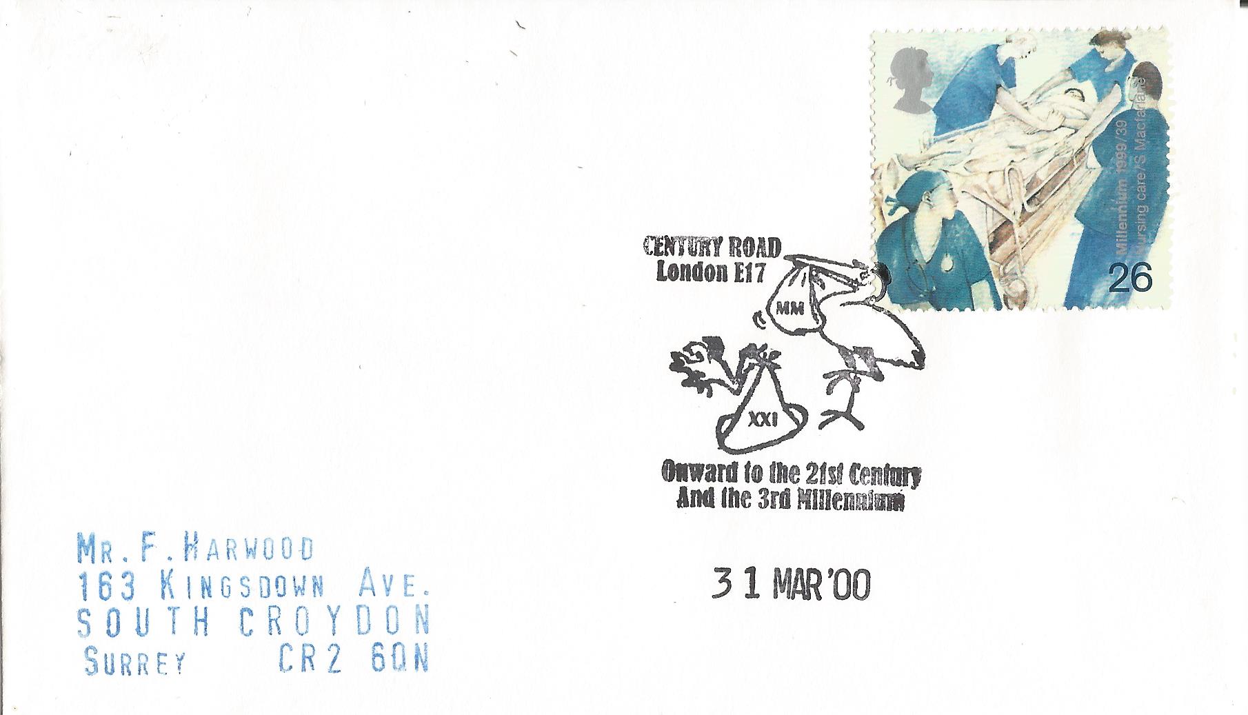 Onward to the 21st Century And the 3rd Millennium Century Road London E17_12232