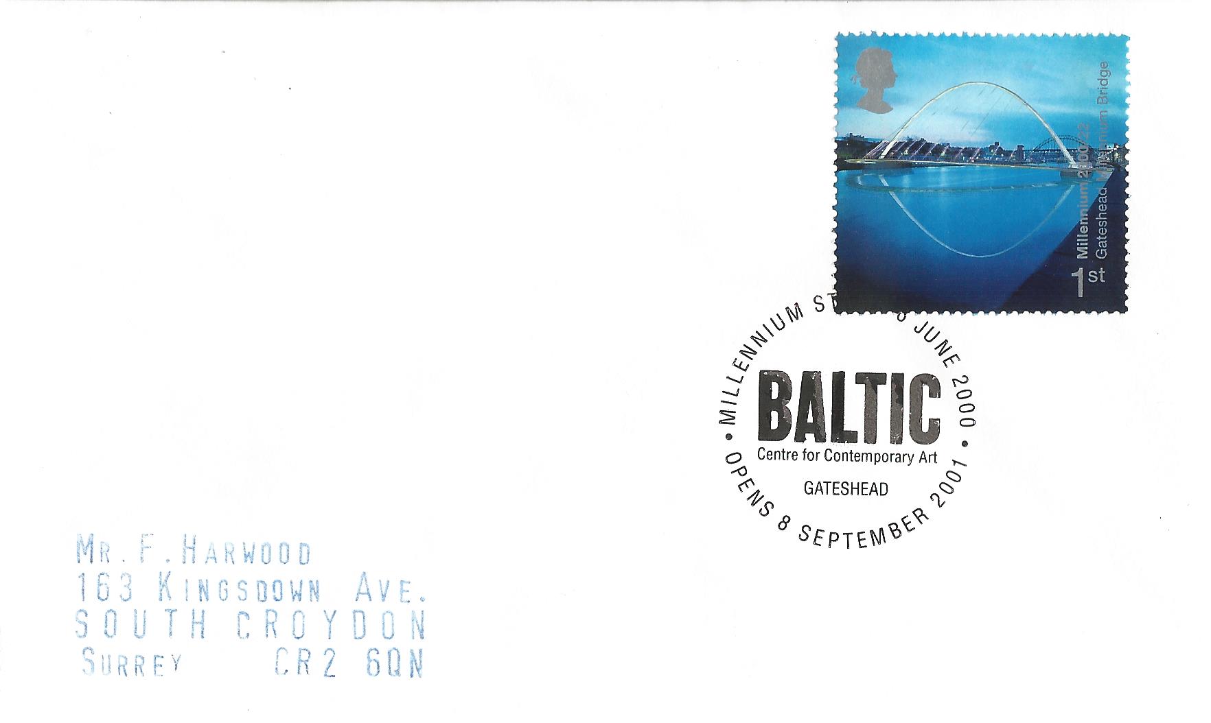 Baltic Centre for Contemporary Art Opens 8 September 2001 Millennium Stamp Gateshead_12673