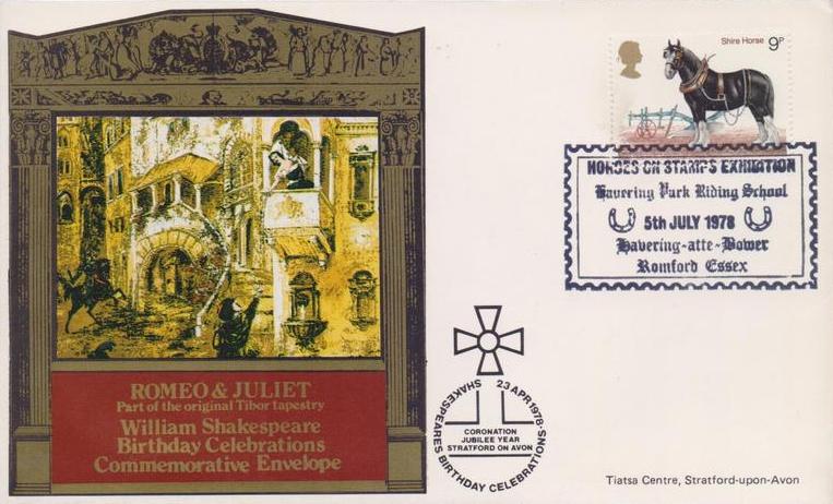 Horses on Stamps Exhibition Waverley Park Riding School Havering atte Bower Romford Essex_3593