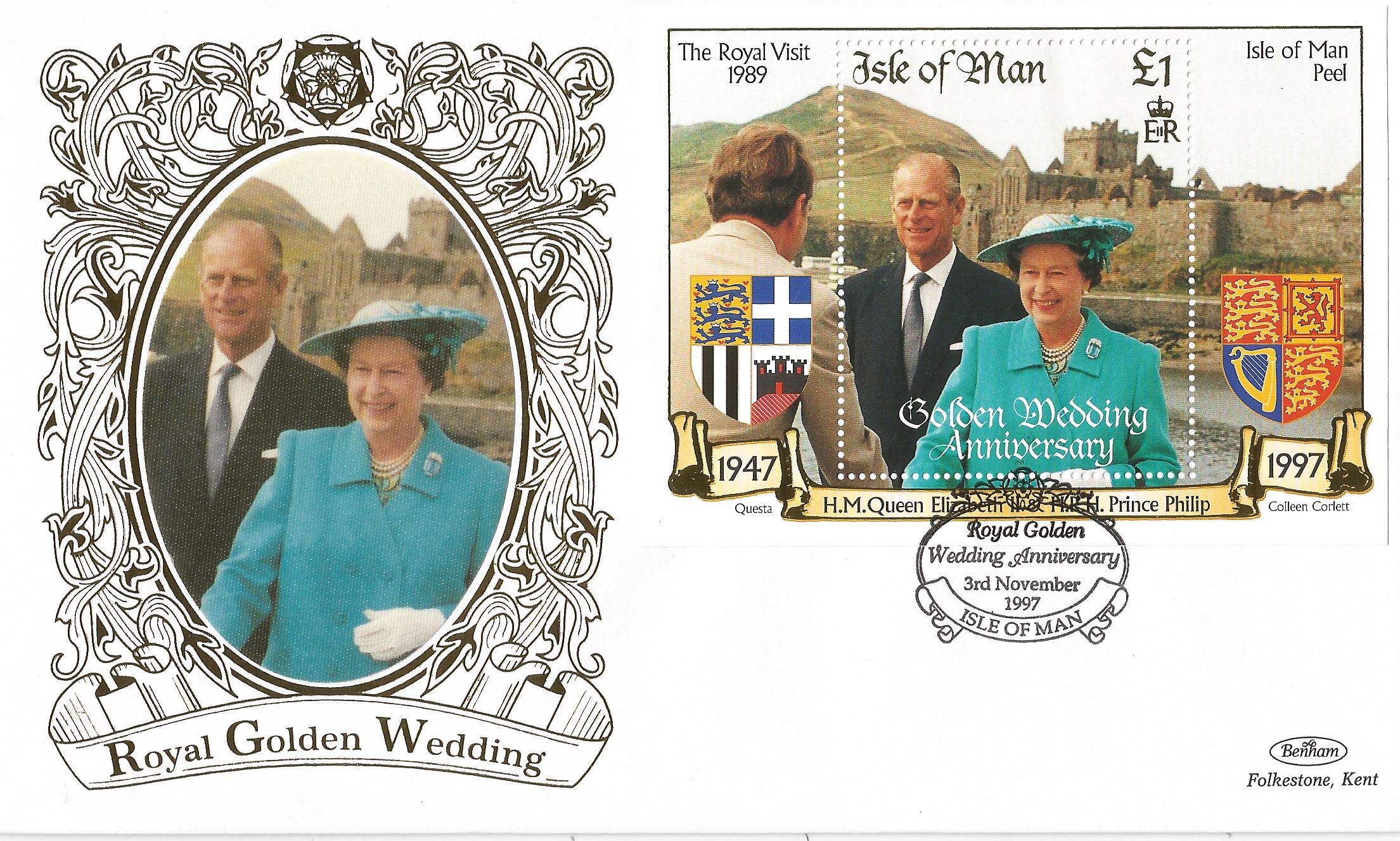 Royal Golden Wedding Anniversary Isle of Man_M358