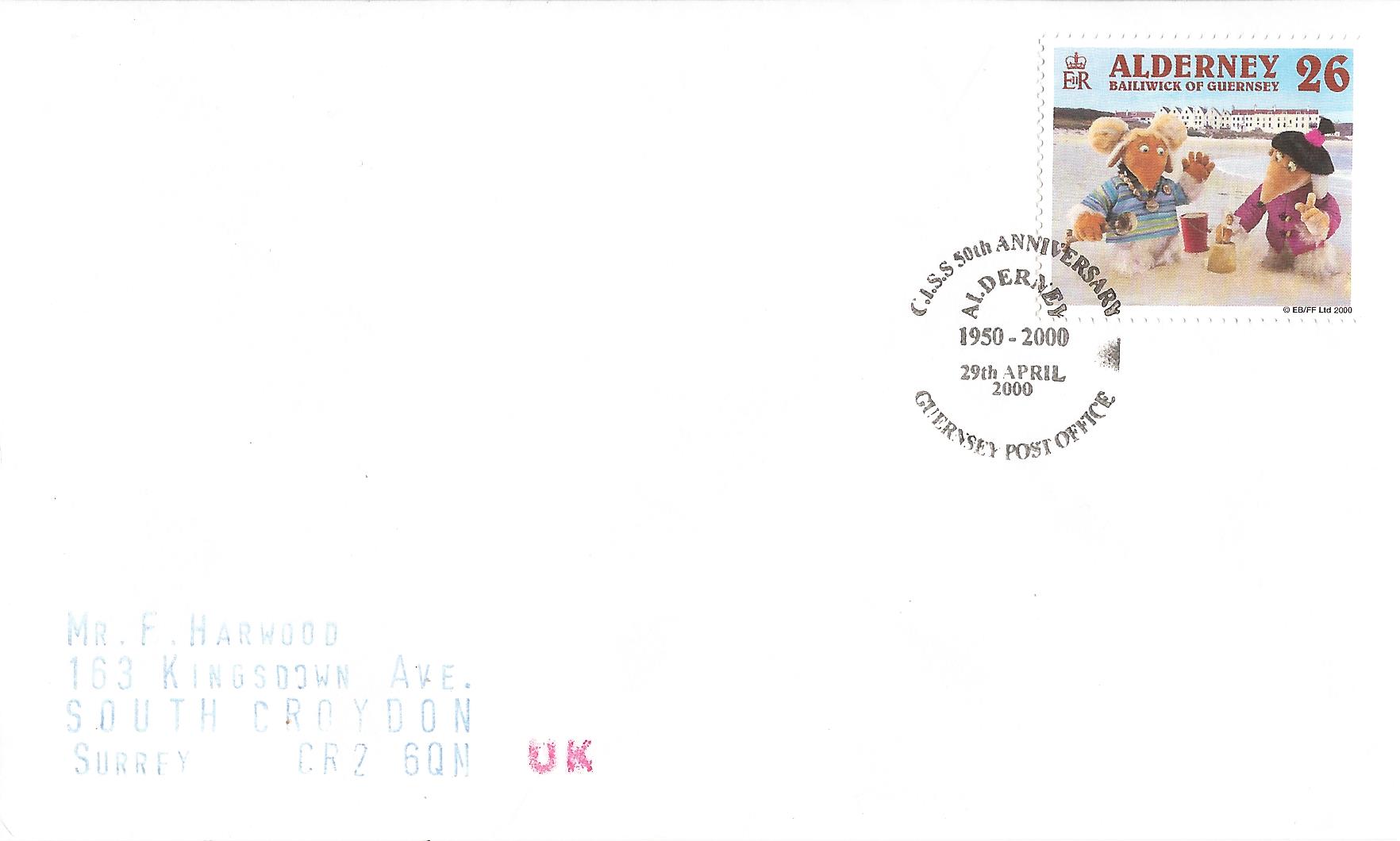 CISS 50th Anniversary Alderney  1950 - 2000 Guernsey Post Office_G173