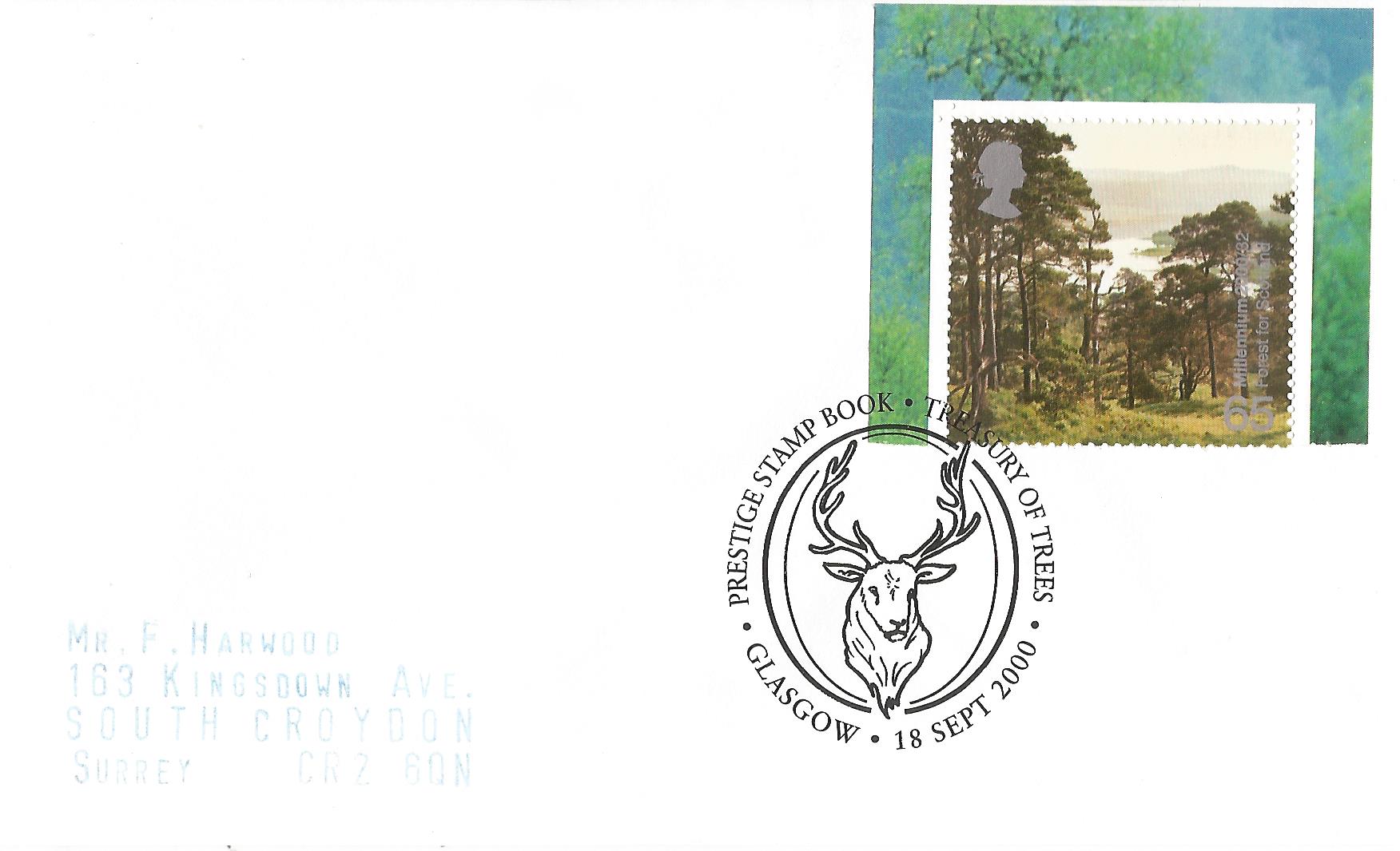 Prestige Stamp Book Treasury of Trees Glasgow_12886