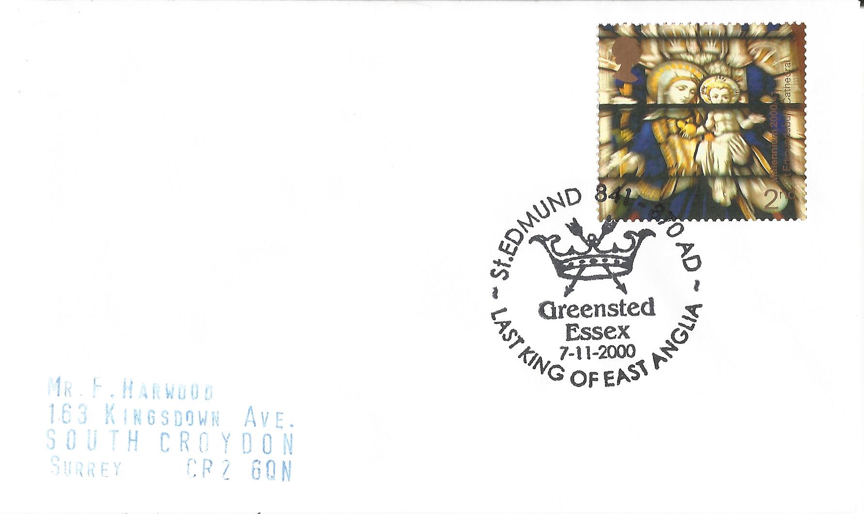 St Edmund 841 - 870 AD Last King of East Anglia Greensted Essex_12964