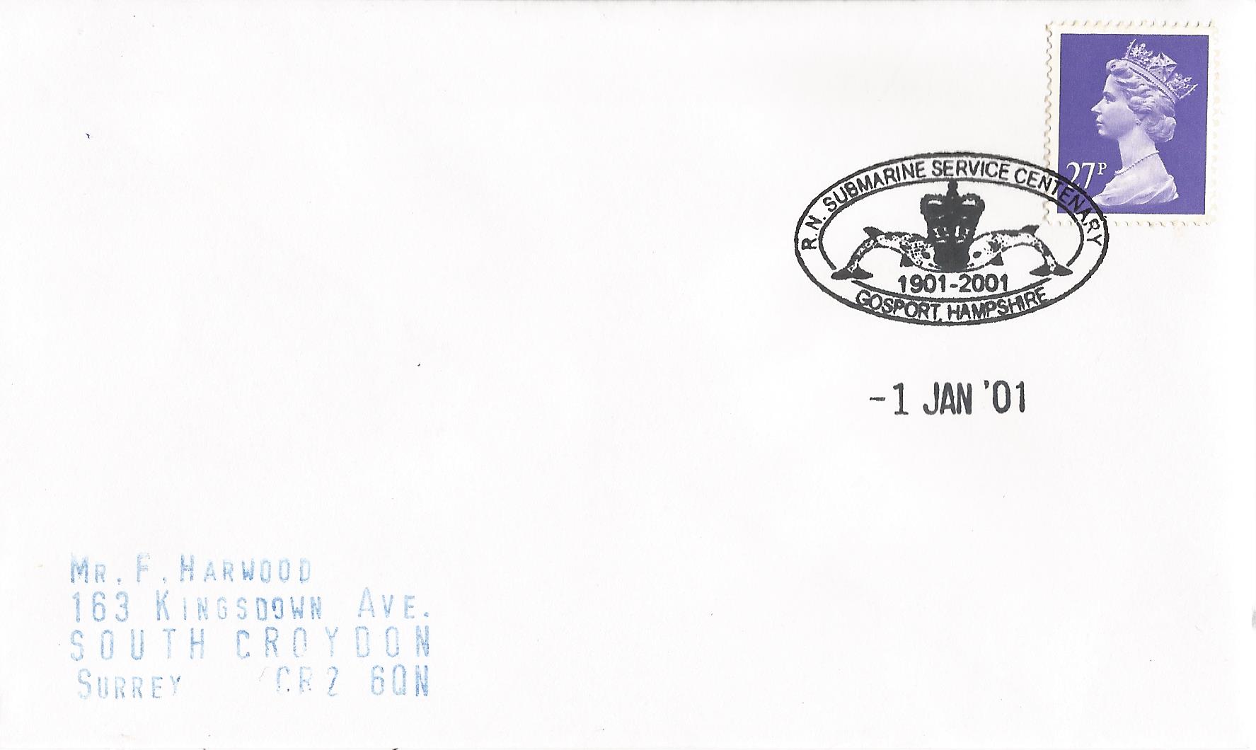 R.N. Submarine Service Centenary 1901 - 2001 Gosport Hampshire_13031