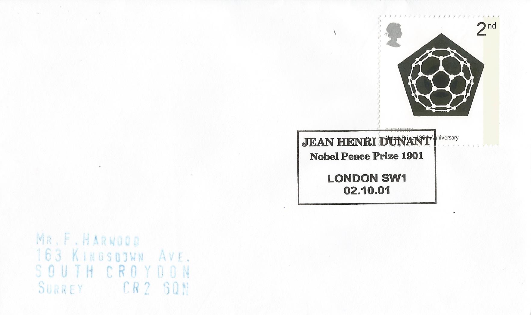 Jean Henri Dunant Nobel Peace Prize 1901 London SW1_13485