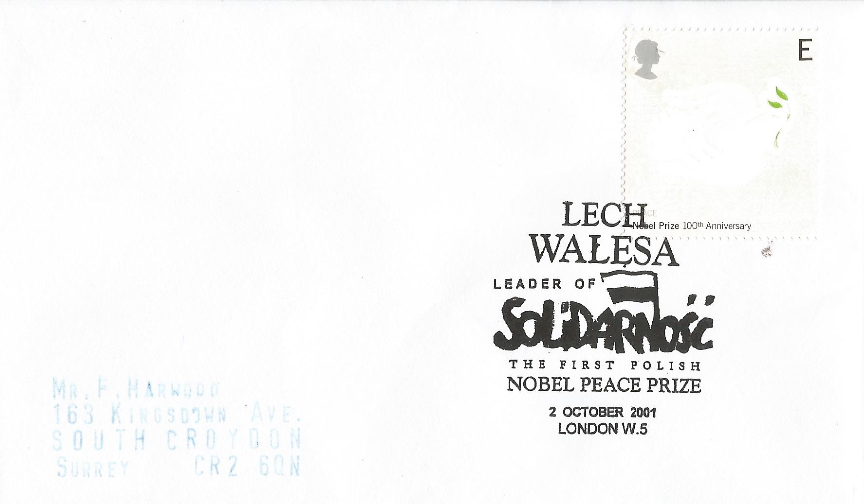 Lech Walesa Leader of Solidarnosc The First Polish Nobel Peace Prize London W5_13487