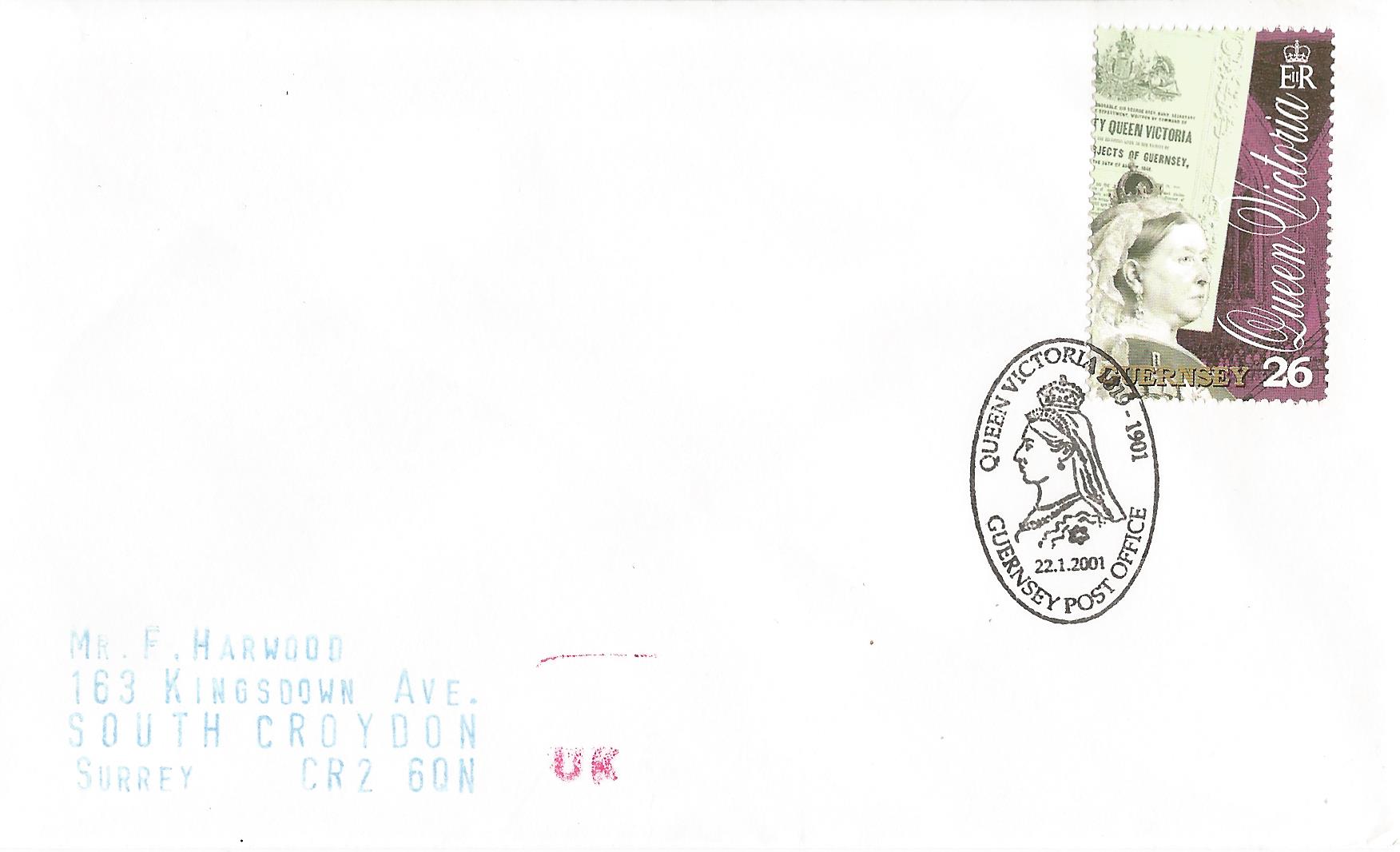 Queen Victoria 1819-1901 Guernsey Post Office_G181