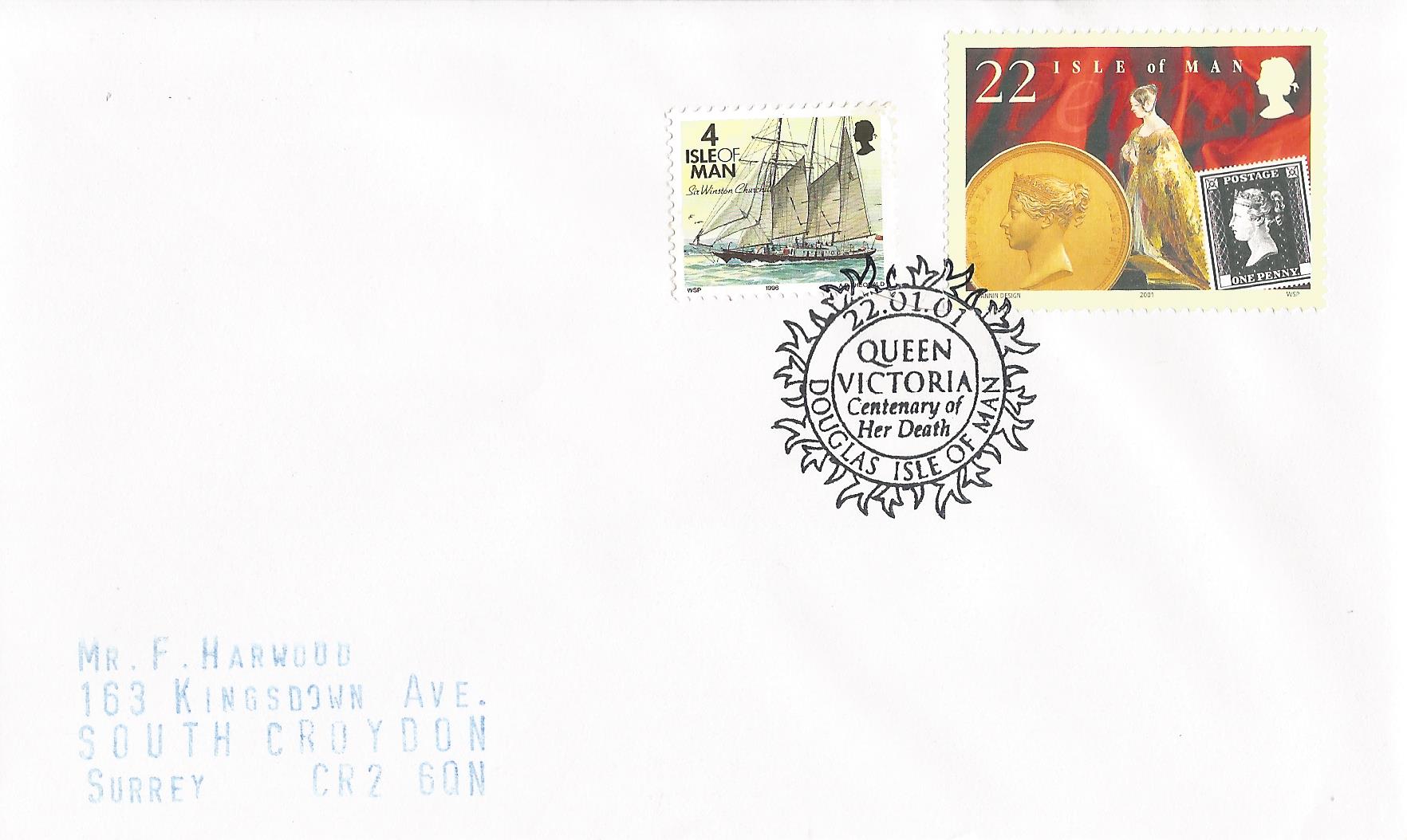 Queen Victoria Centenary of Her Death Douglas Isle of Man_M442