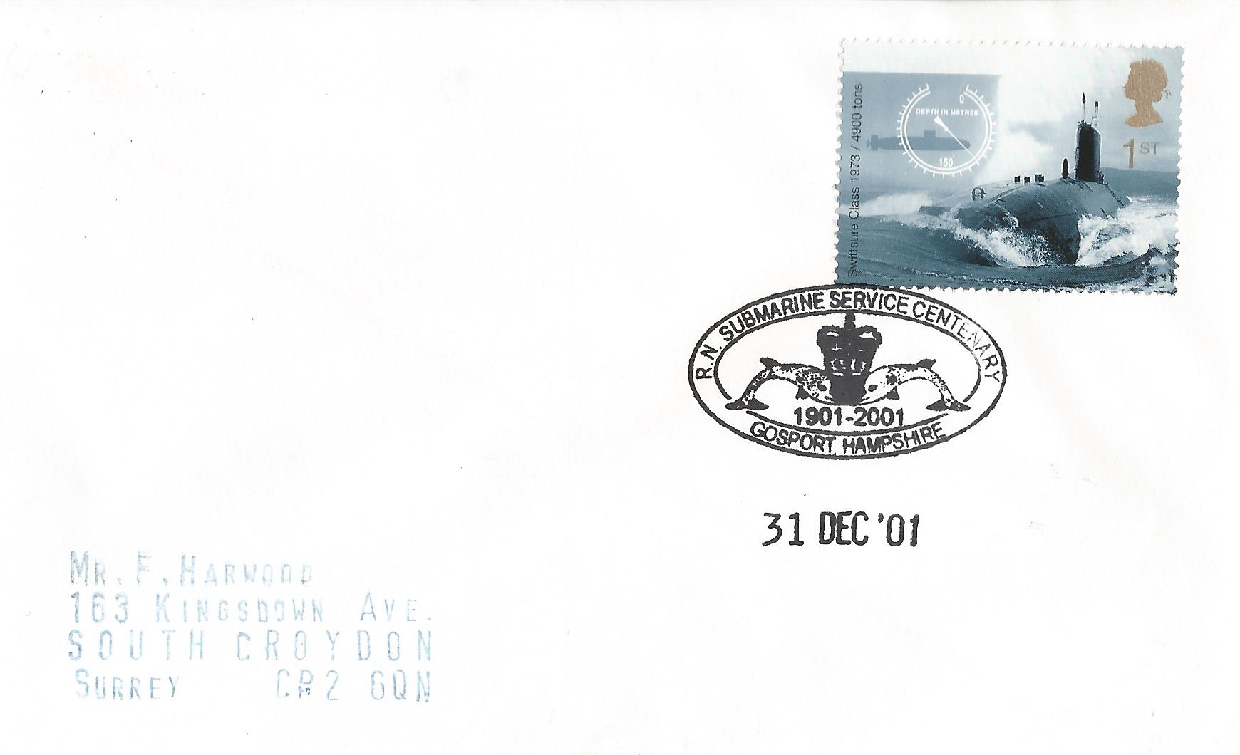 R N Submarine Service Centenary 1901 2001 Gosport Hampshire_13031 (2)