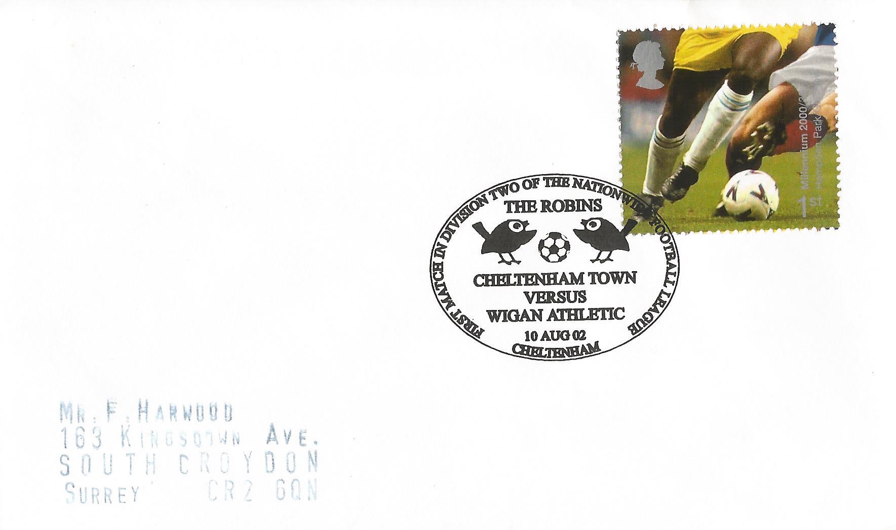 First Match in Division Two of The Nationwide Football League The Robins Cheltenham Town versus Wigan Athletic Cheltenham_13985