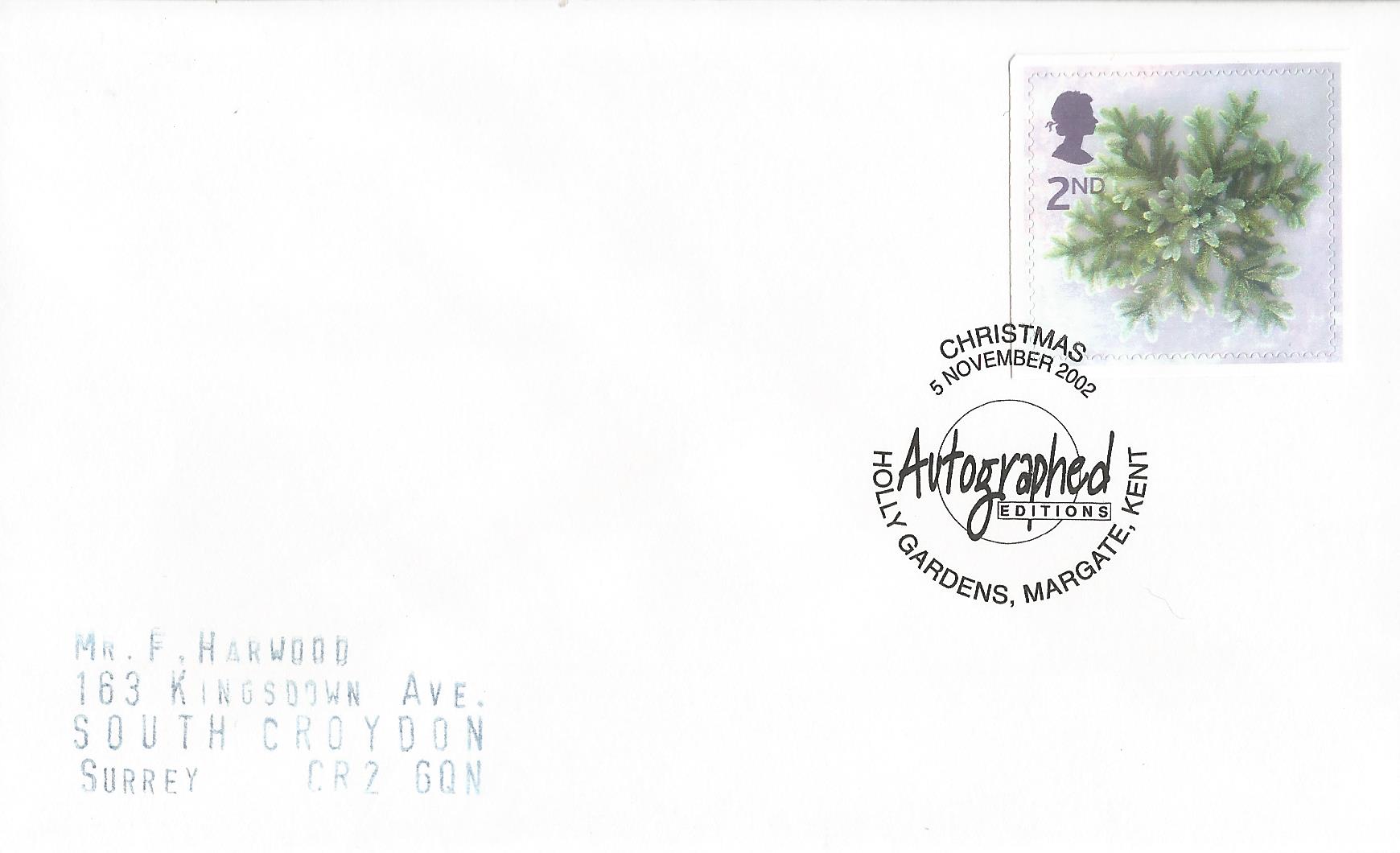 Christmas Autographed Editions Holly Gardens Margate Kent_14160