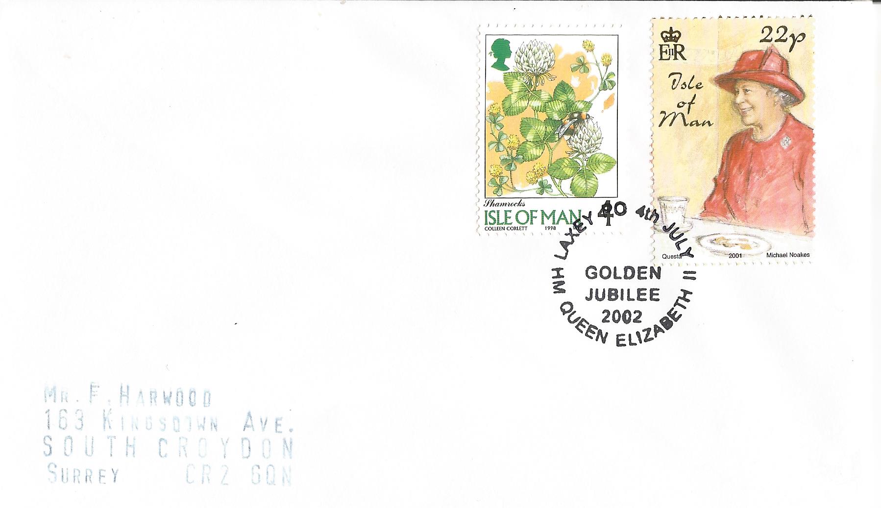 HM Queen Elizabeth II Golden Jubilee Laxey PO_M485