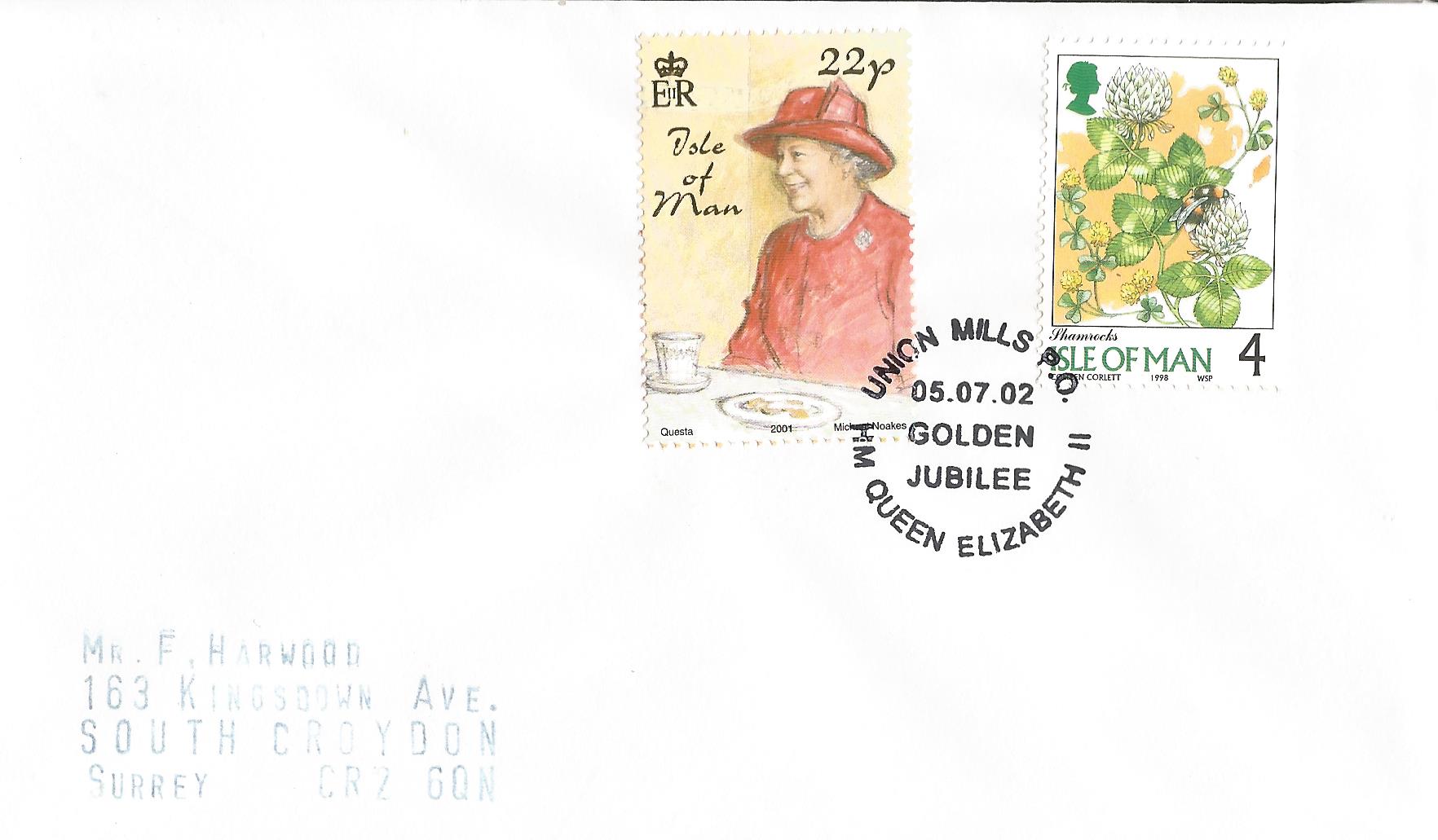 HM Queen Elizabeth II Golden Jubilee Union Mills PO_M487