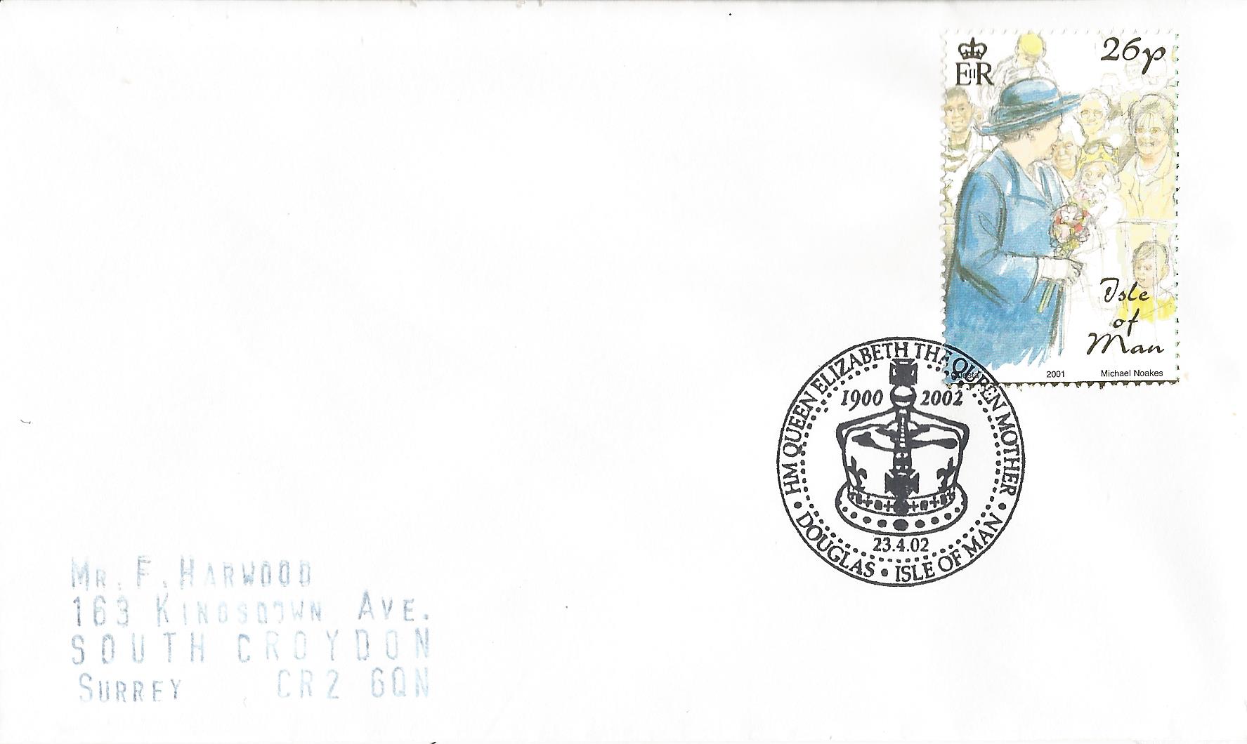 HM Queen Elizabeth The Queen Mother 1900 2002 Douglas Isle of Man_M486