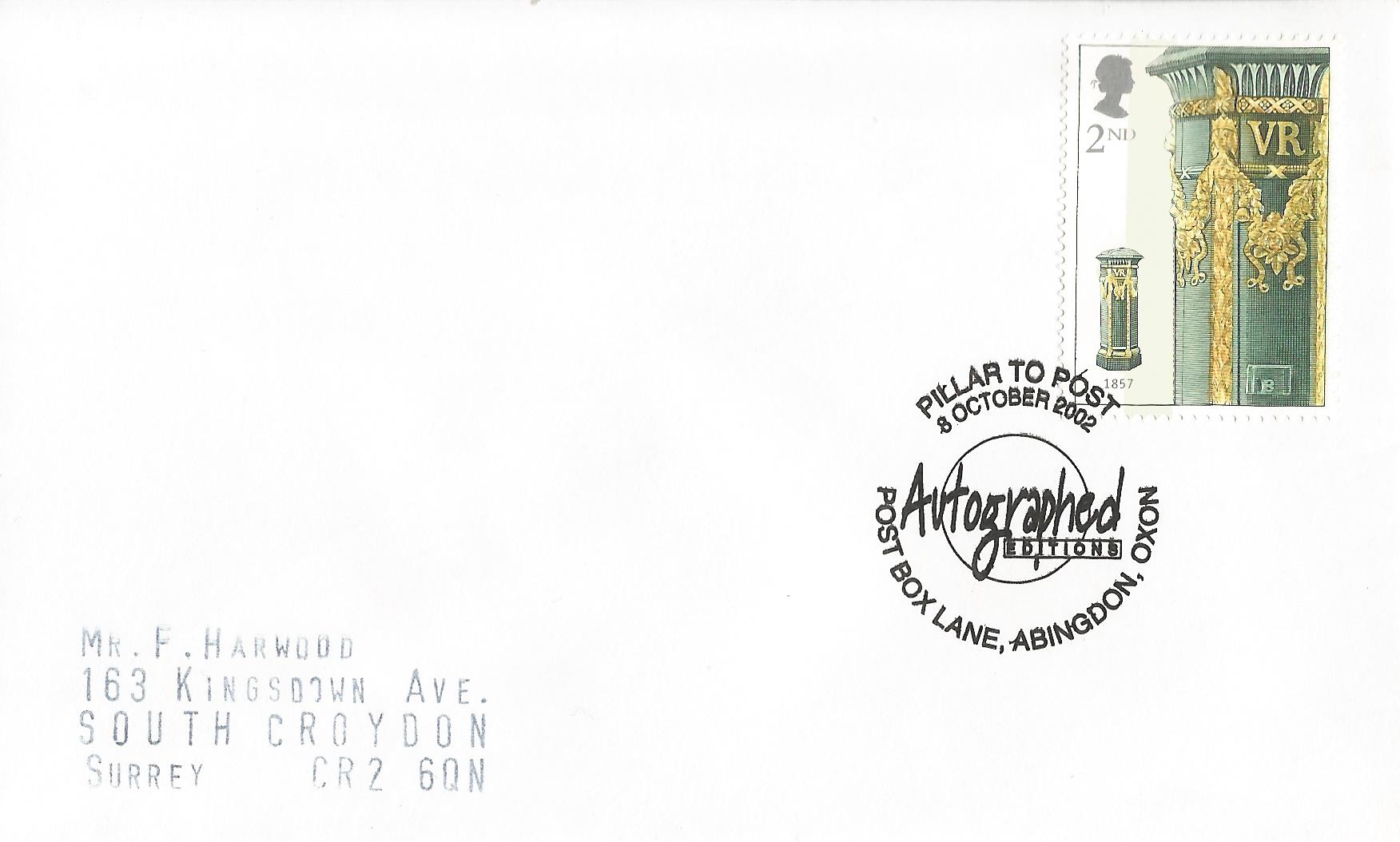 Pillar to Post Autographed Editions Post Box Lane Abingdon Oxon_14121