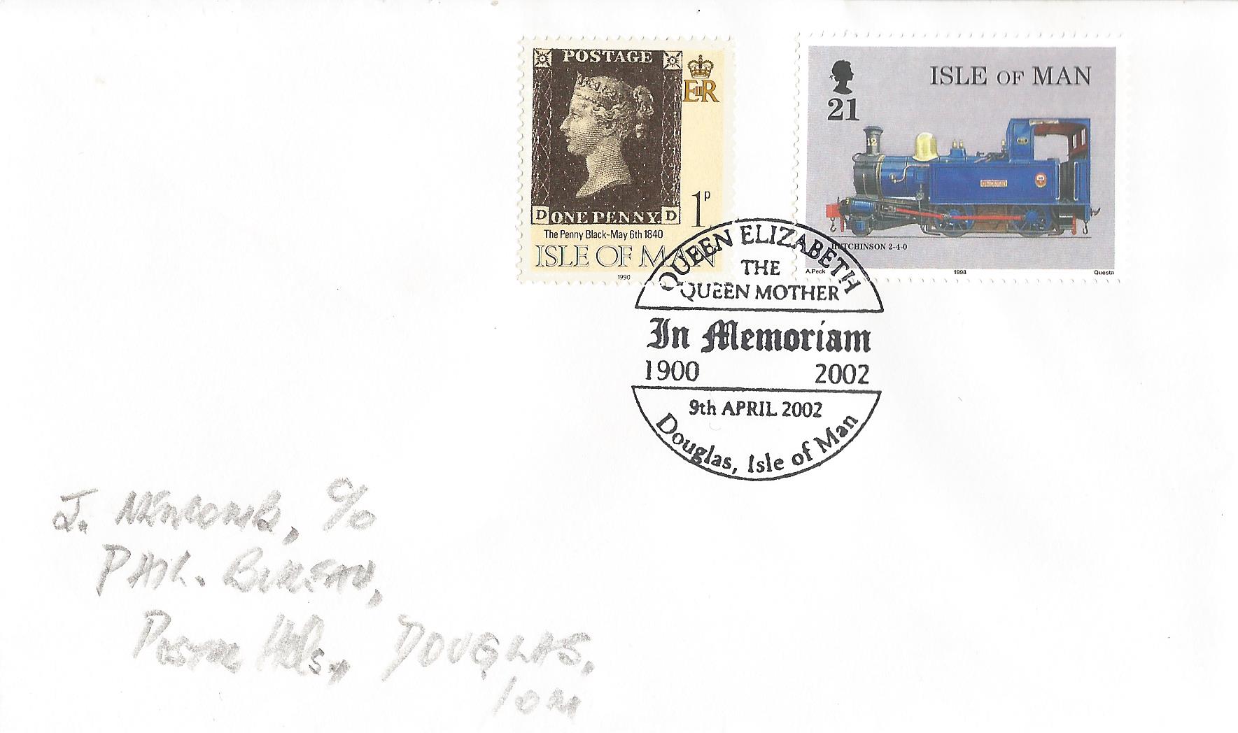 Queen Elizabeth The Queen Mother In Memoriam 1900  2002 Douglas Isle of Man_M478