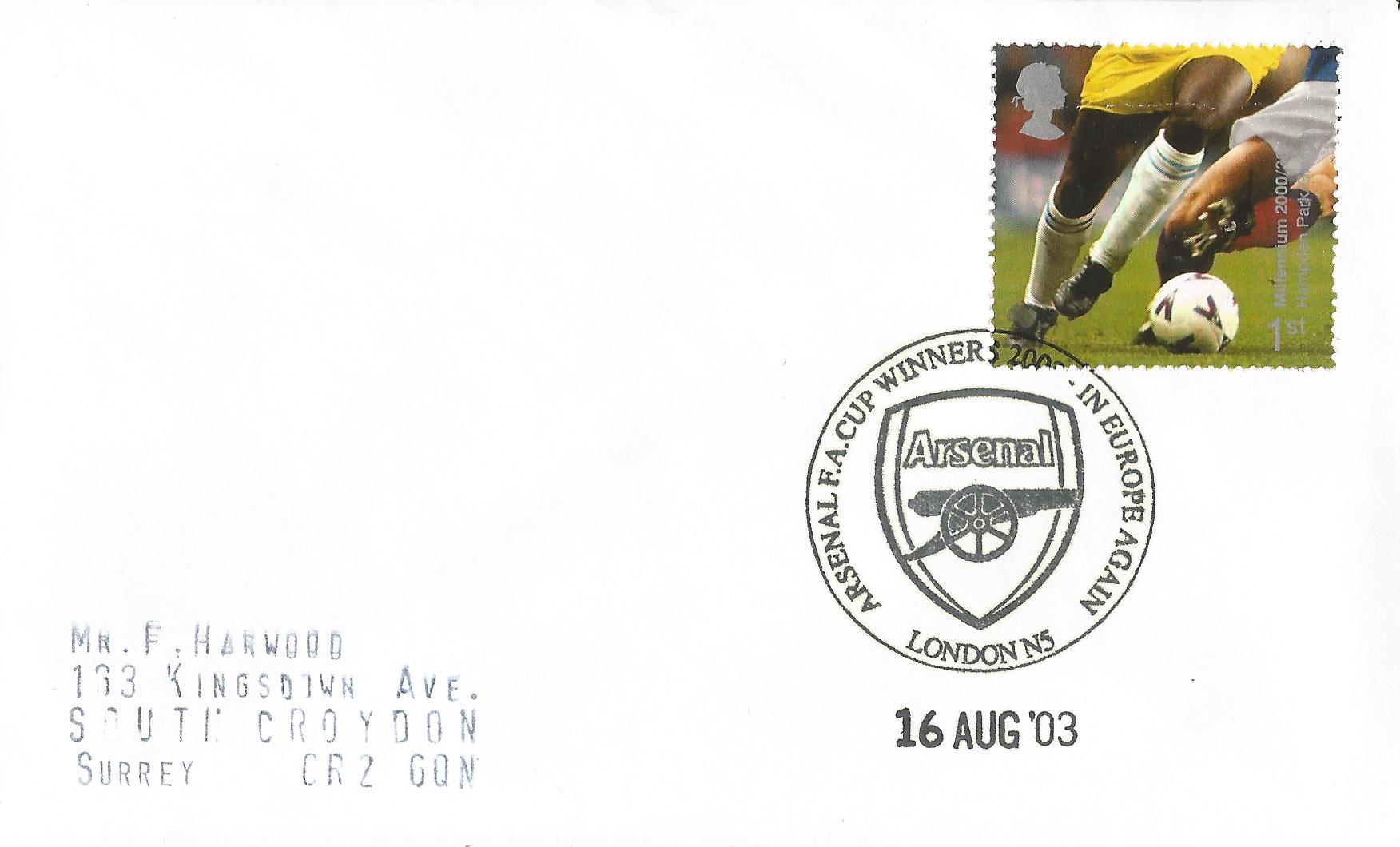Arsenal FA Cup Winners 2003 In Europe Again London N5_1458