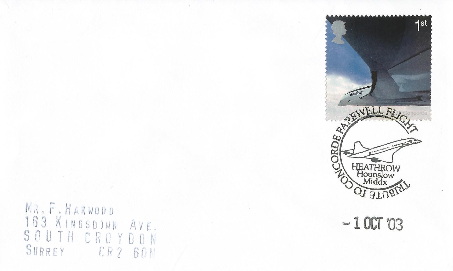 Tribute to Concorde Farewell Flight Heathrow Hounslow Middx_14642