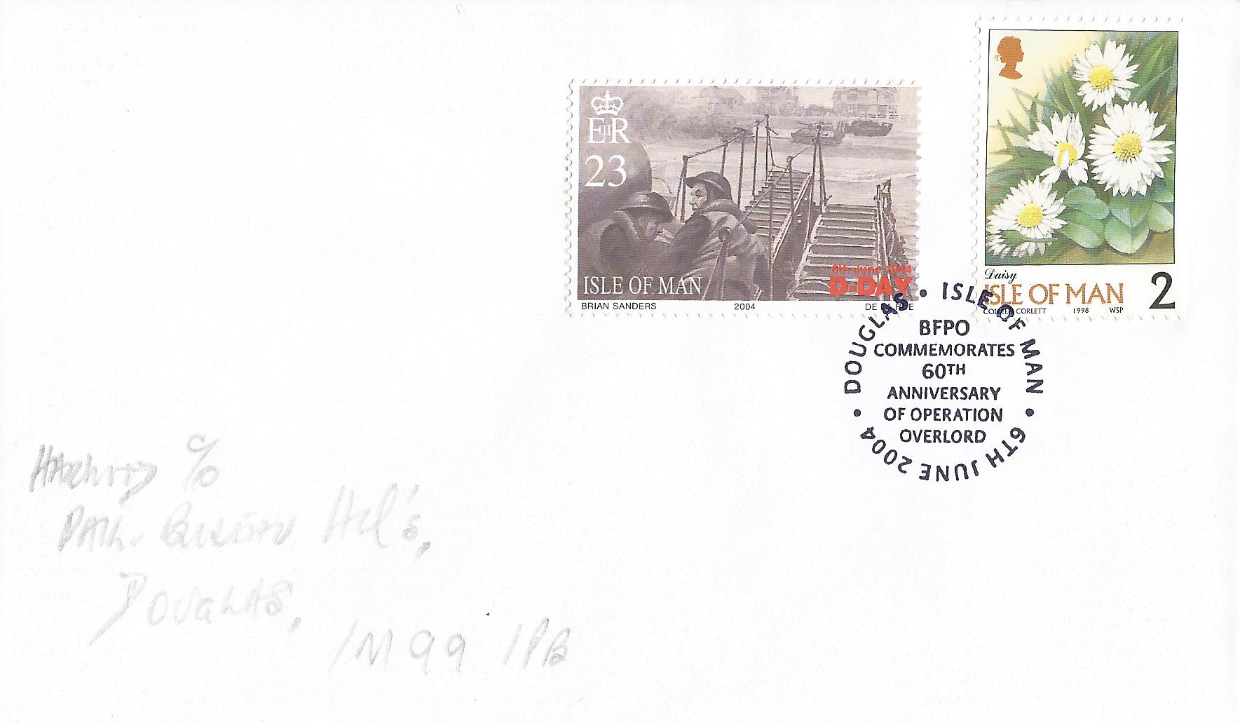 BFPO Commemorates 60th Anniversary of Operation Overlord Douglas Isle of Man_M547