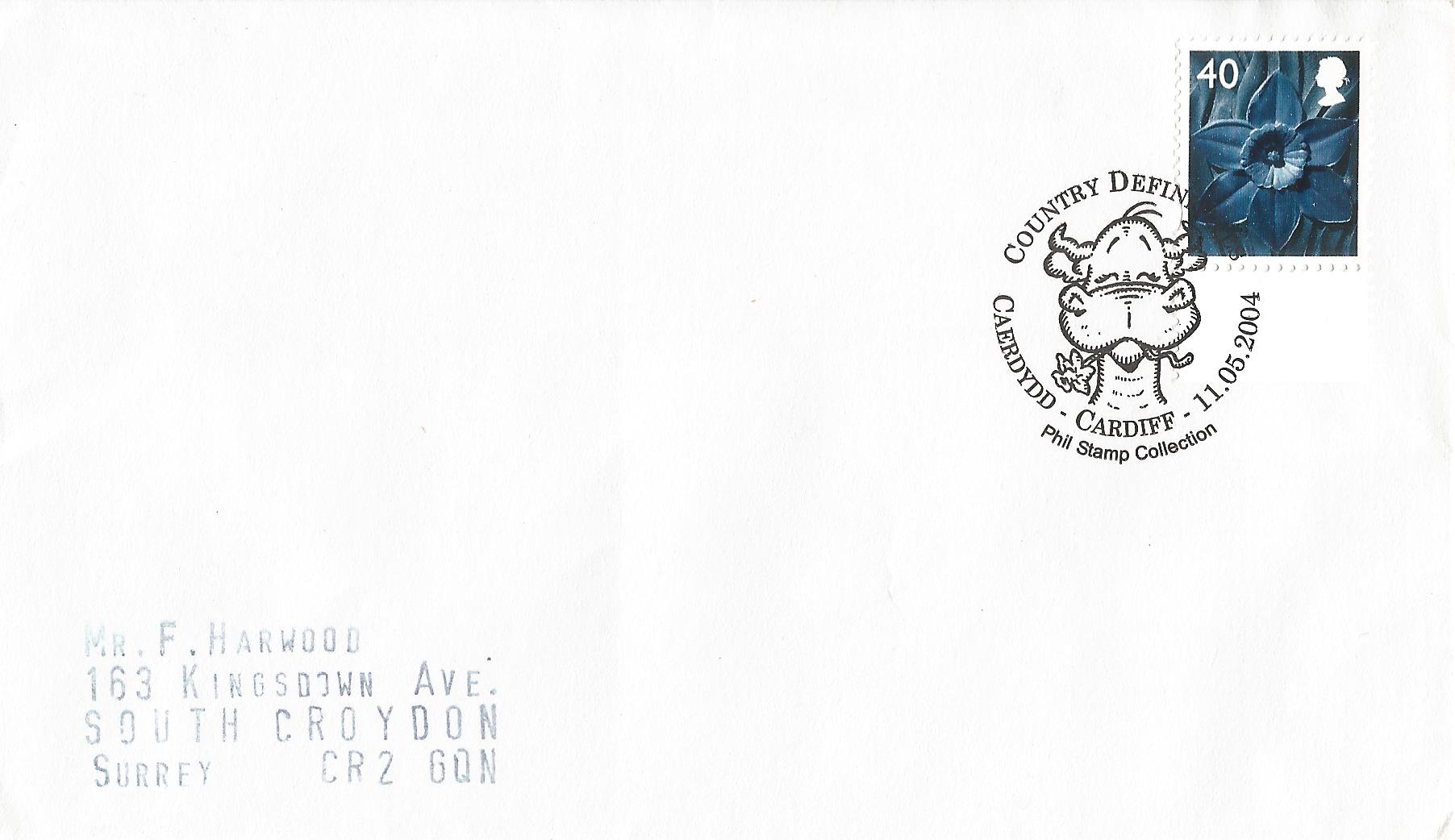 Country Definitives Phil Stamp Collection Caerdydd Cardiff_14962
