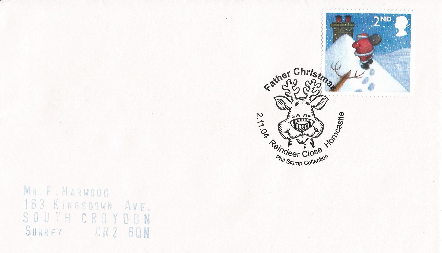 Father Christmas Phil Stamp Collection Reindeer Close Homcastle_15203