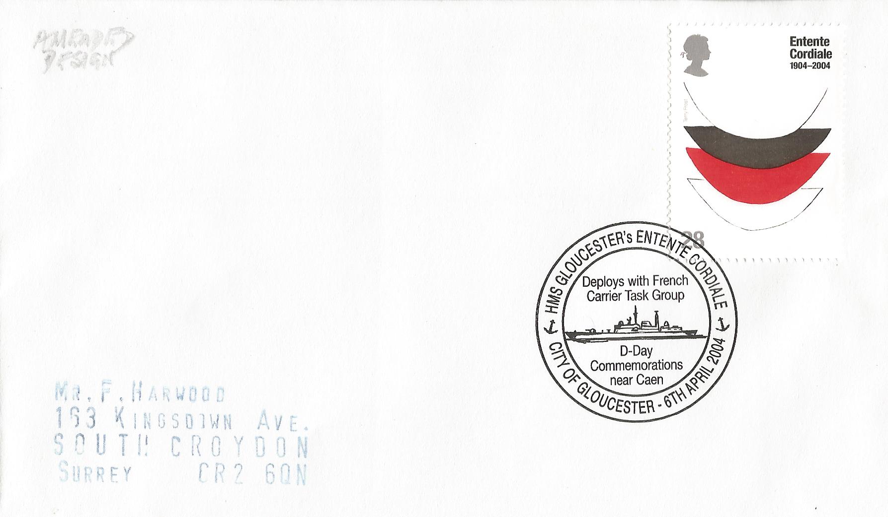 HMS Gloucester's Entente Cordiale Deploys with French Carrier Task Force D Day Commemorations near Caen City of Gloucester_14914