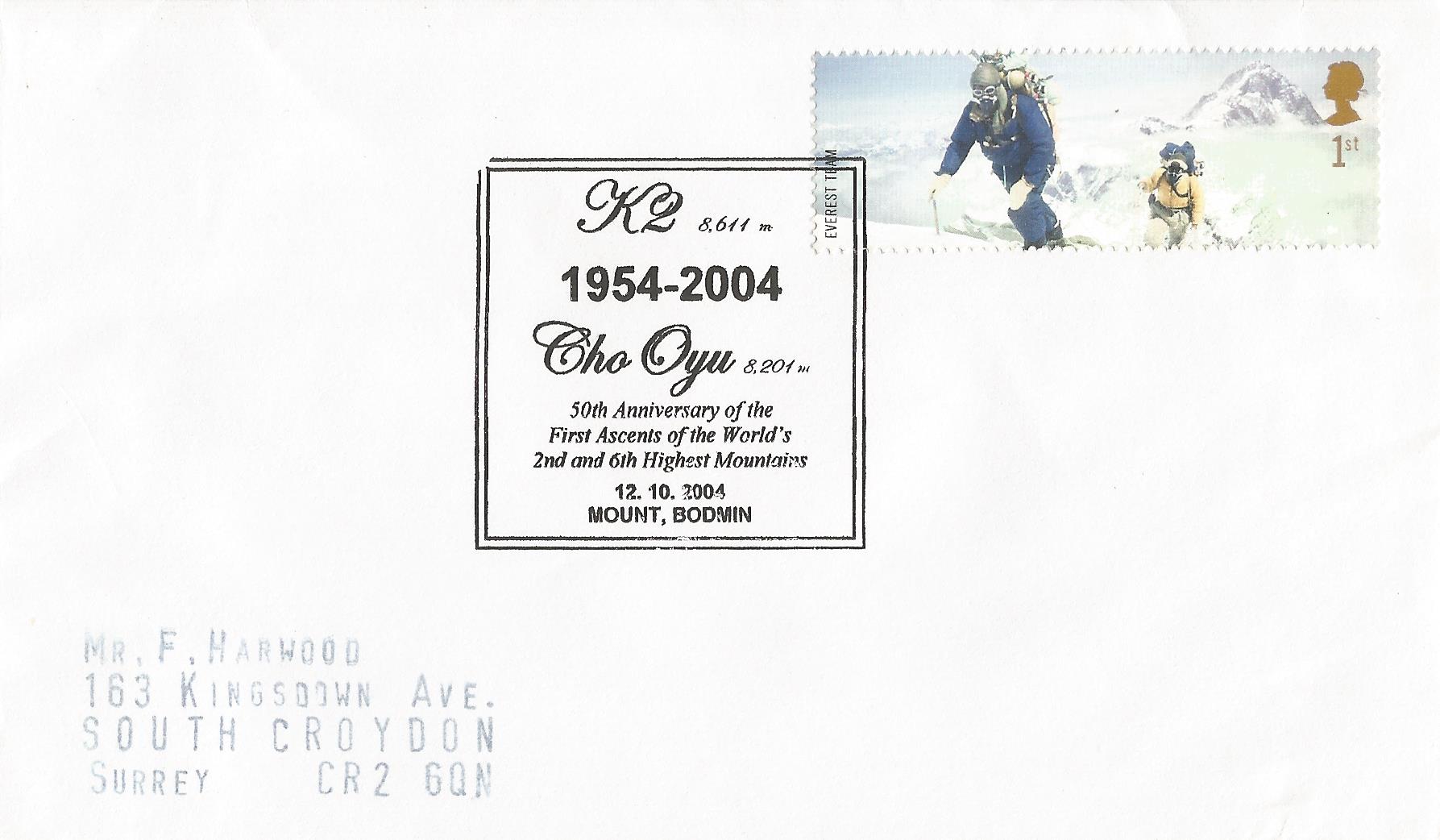 K2 8611m 1954-2004 Cho Oyu 8201m 50th Anniversary of the First Ascents of the World's 2nd and 6th Highest Mountains Mount Bodmin_15172