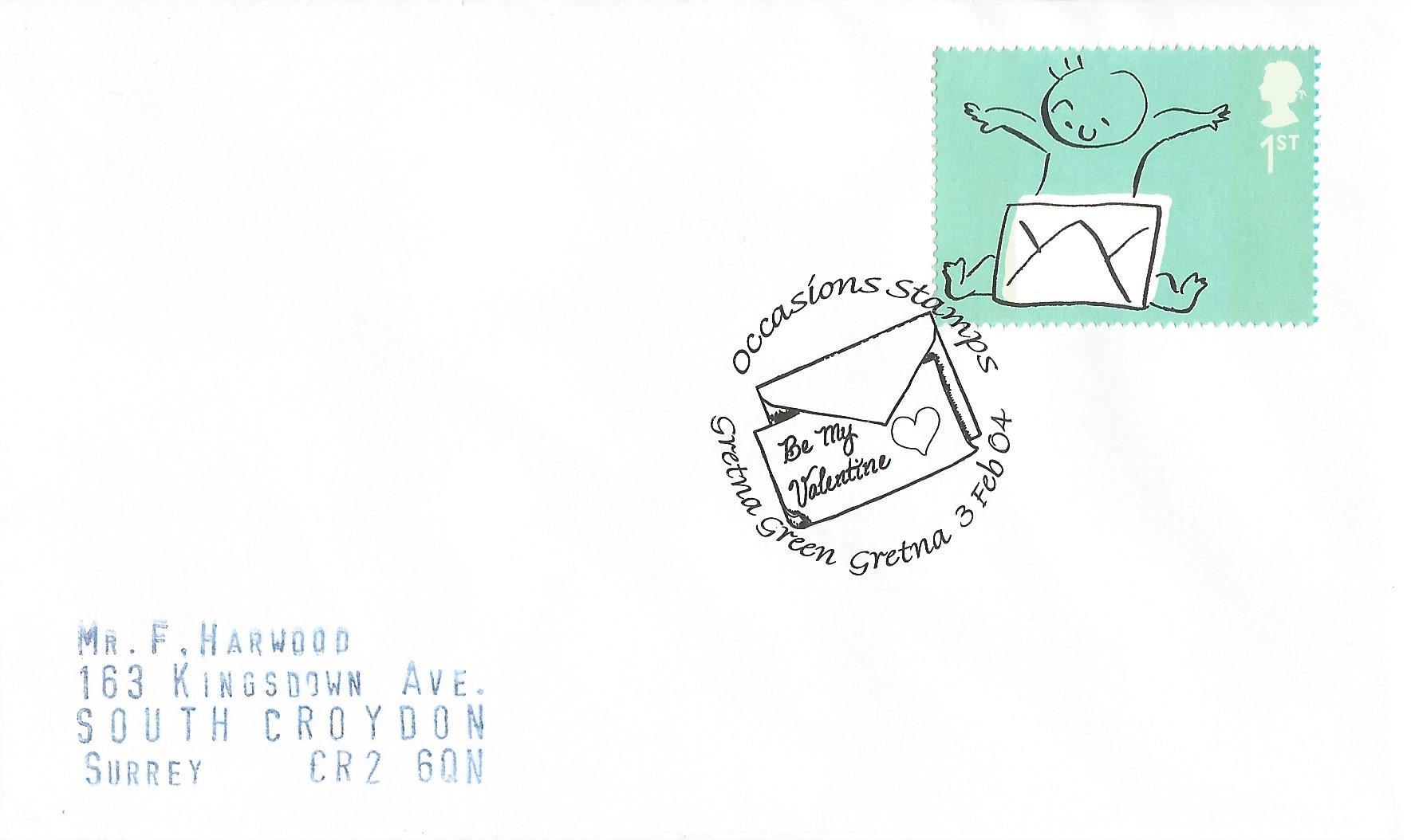 Occasions Stamps Be My Valentine Gretna Green Gretna_14810