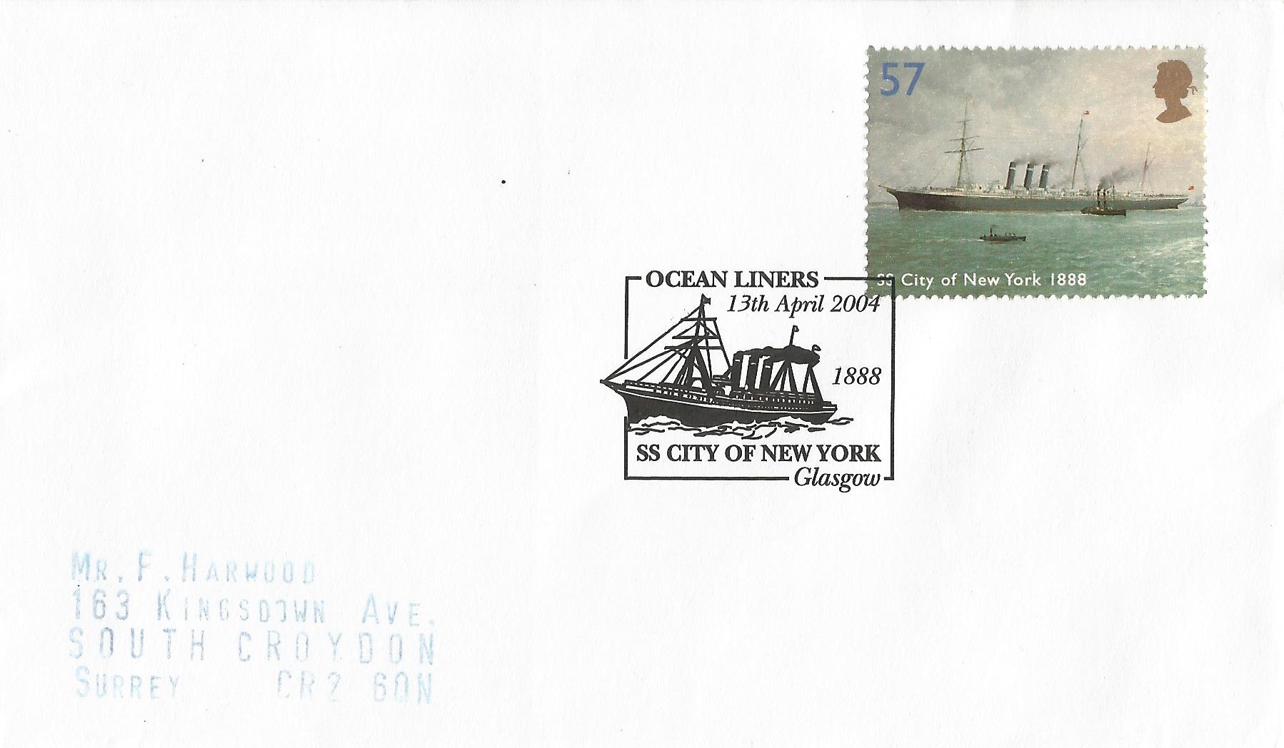 Ocean Liners 1888 SS City of New York Glasgow_14926