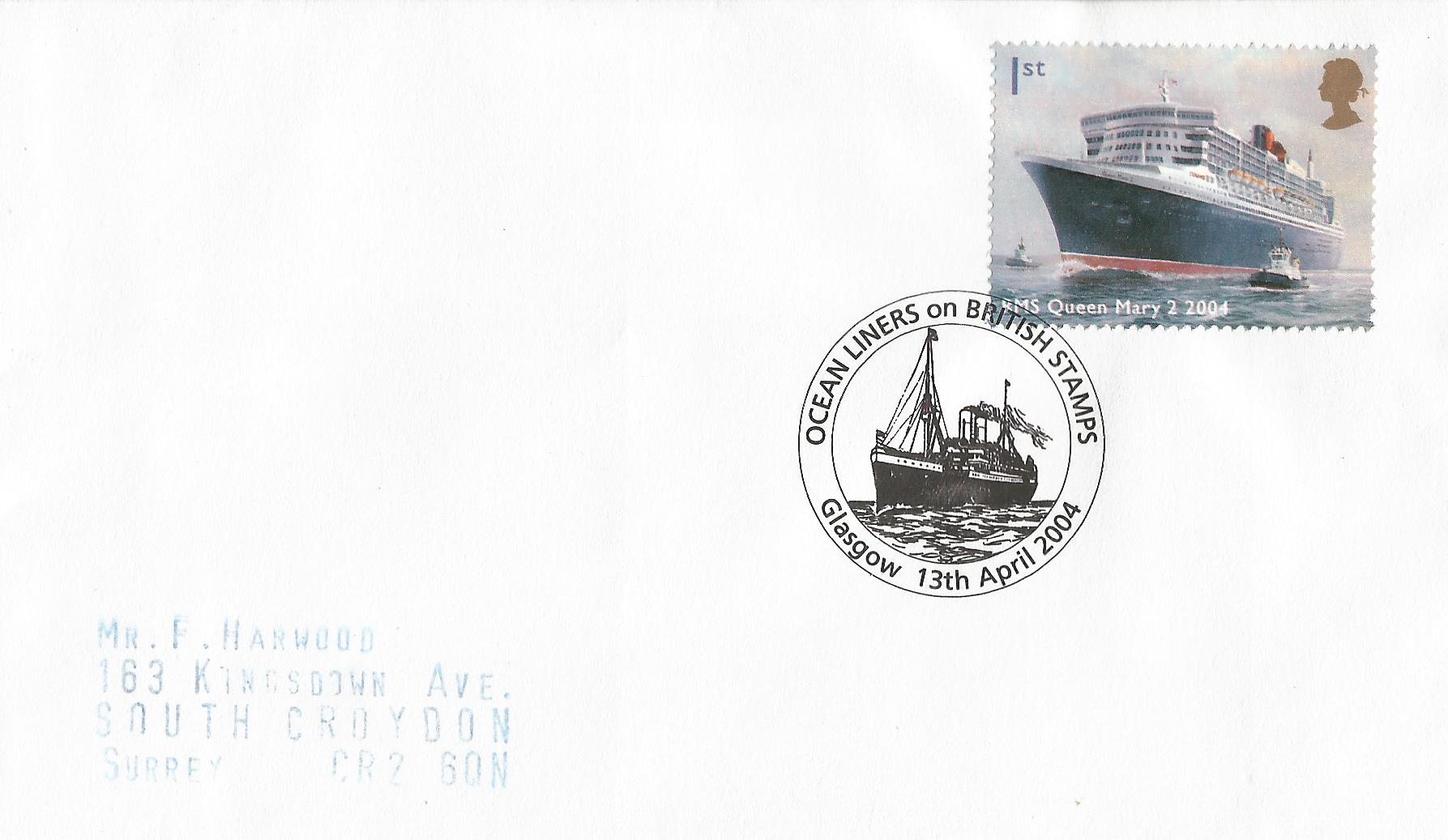Ocean Liners on British Stamps Glasgow_14934