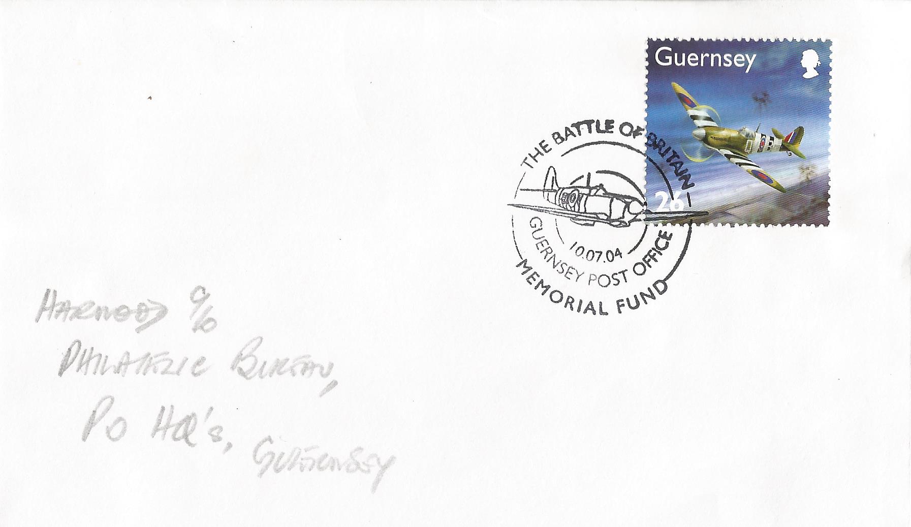 The Battle of Britain Memorial Fund Guernsey Post Office_G226