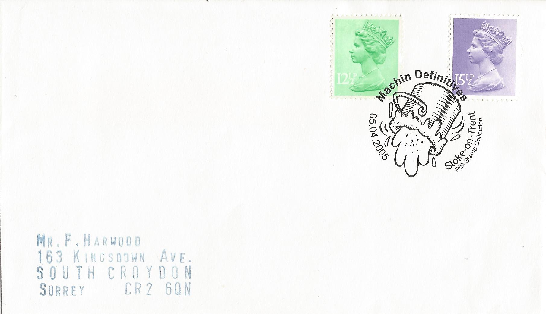 Machin Definitives Phil Stamp Collection Stoke on Trent_15362