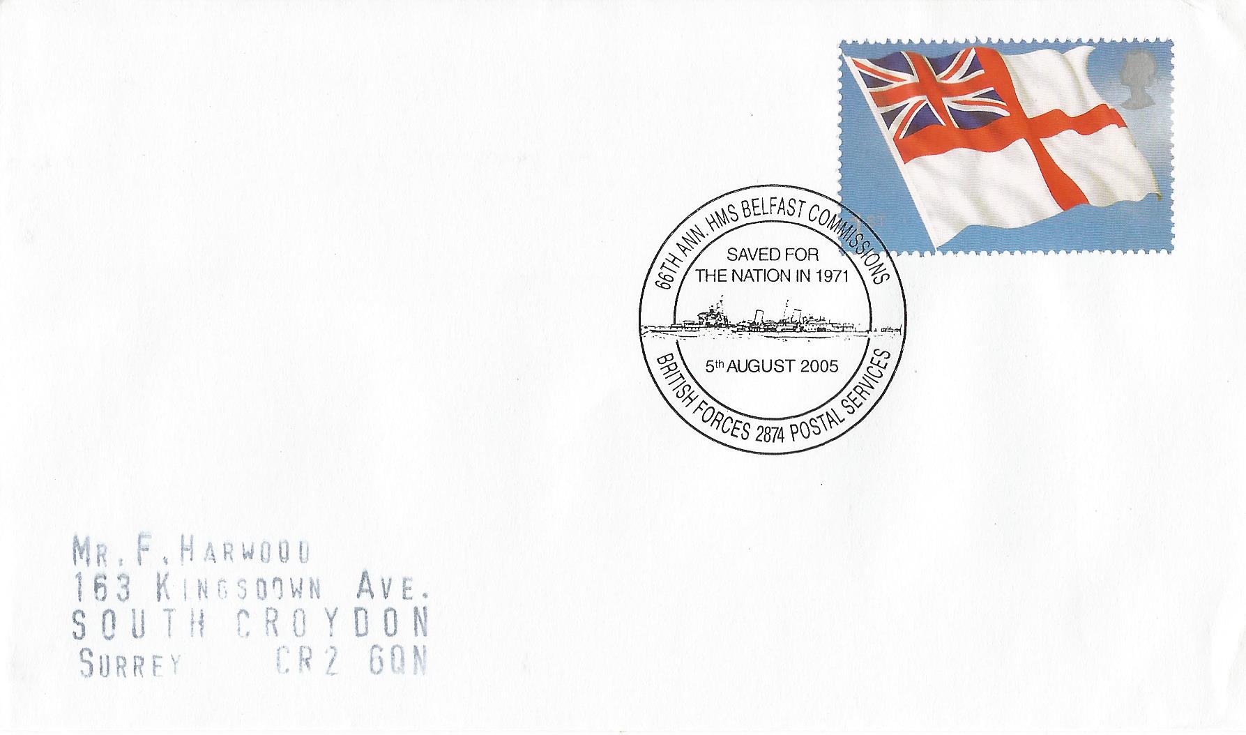 66th Ann HMS Belfast Commissions Saved for the Nation in 1971 BFPS 2874_15545