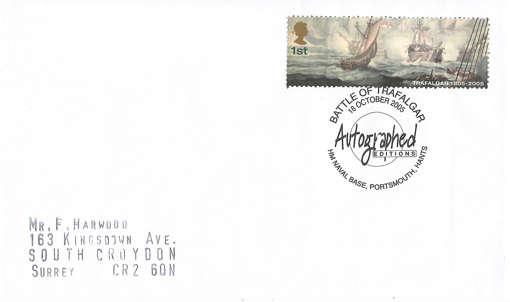 Battle of Trafalgar Autographed Editions HM Naval Base Portsmouth Hants_15677