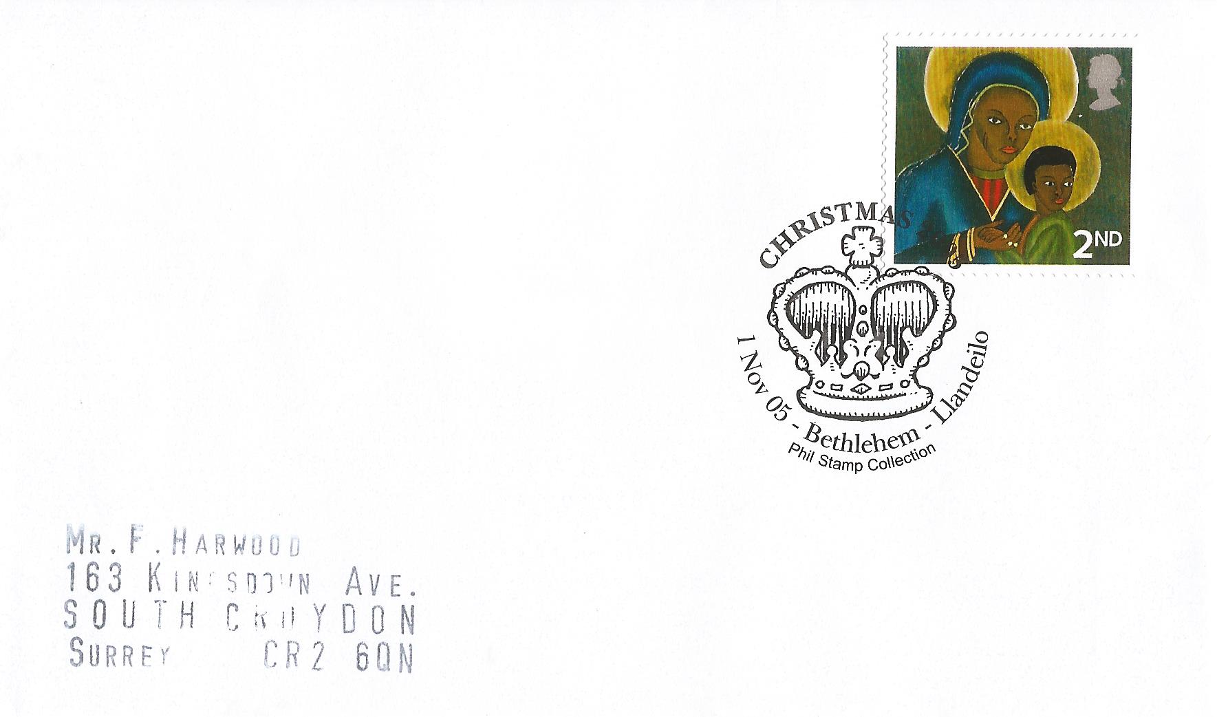 Christmas 2005 Phil Stamp Collection Bethlehem Llandeilo_15695