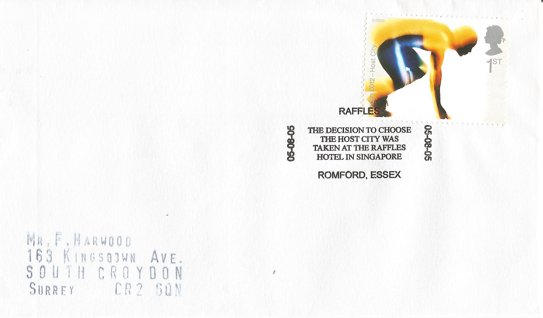 Raffles The Decision to Chose The Host City Was Taken At The Raffles Hotel In Singapore Romford Essex_15560