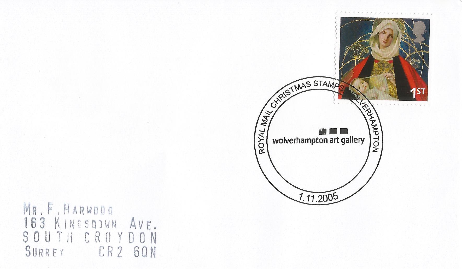 Royal Mail Christmas Stamps wolverhampton art gallery Wolverhampton_15708
