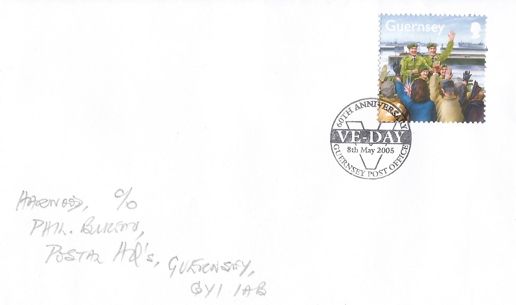 60th Anniversary VE Day Guernsey Post Office_G236