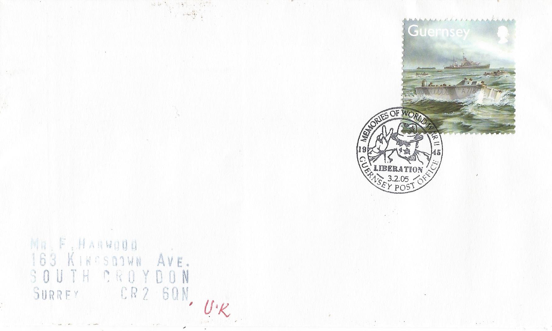 Memories of World War II 1945 Liberation Guernsey Post Office_G232