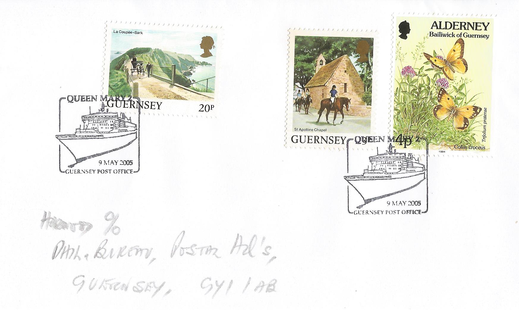 Queen Mary 2 Guernsey Post Office_G241