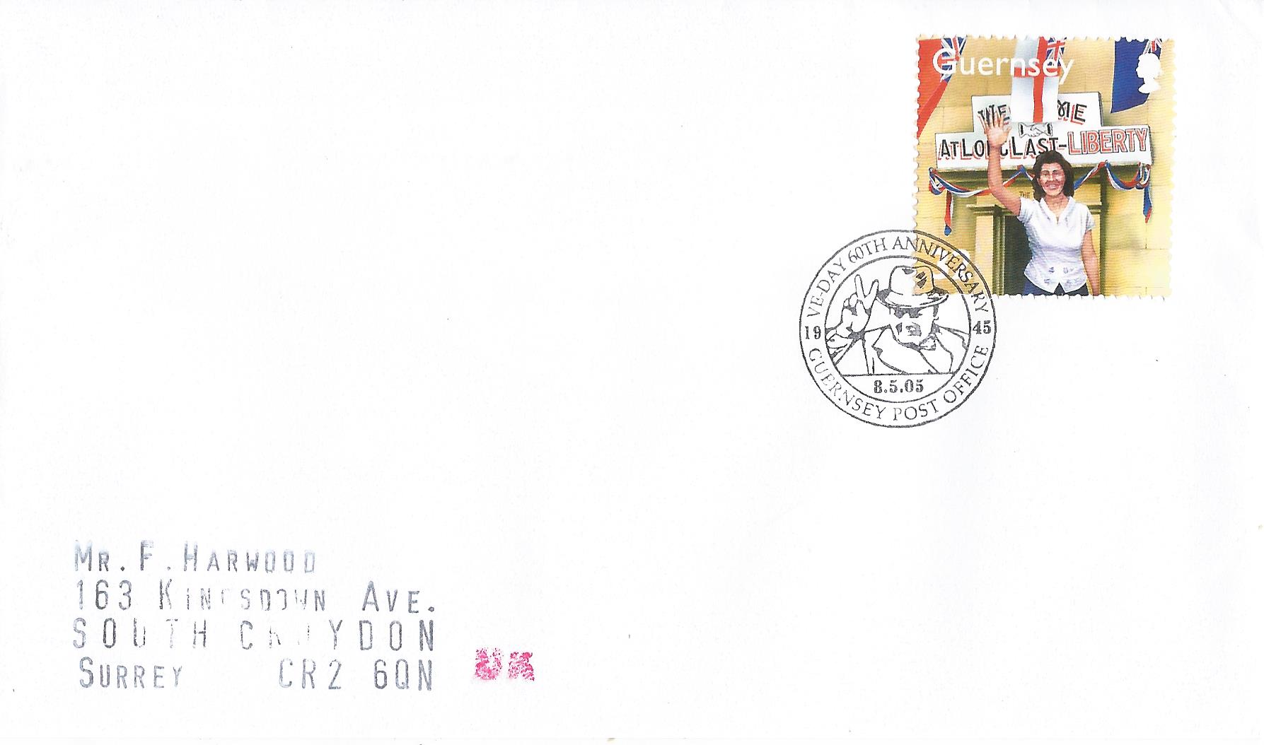 VE Day 60th Anniversary 1945 Guernsey Post Office_G237