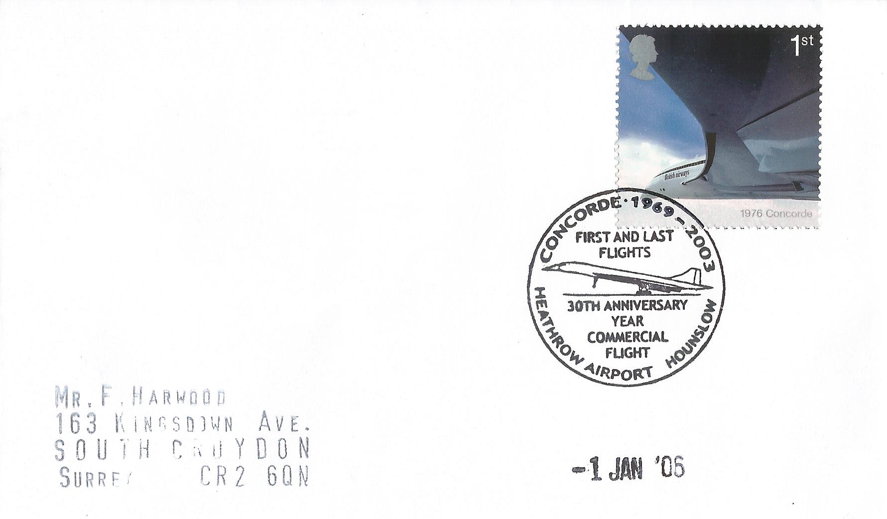 Concorde 1969-2003 First and Last Flights 30th Anniversary Year Commercial Flight Heathrow Airport Hounslow_15723