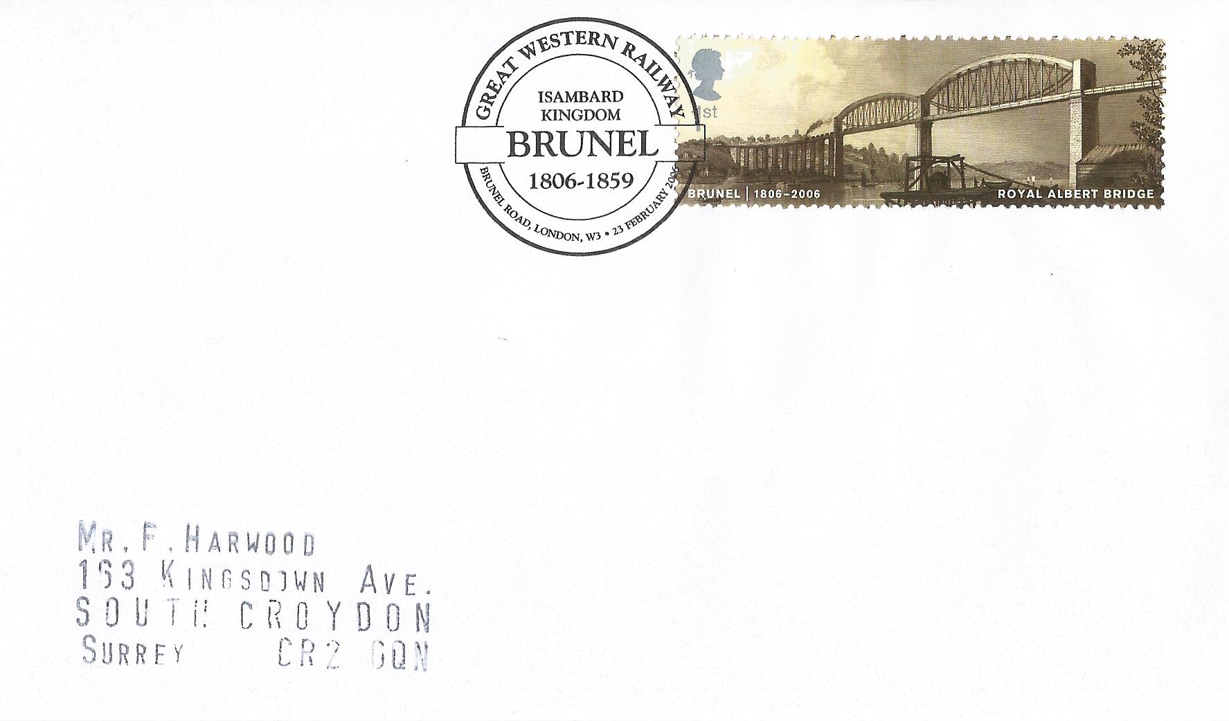 Great Western Railway Isambard Kingdom Brunel 1806-1859 Brunel Road London W3_15801