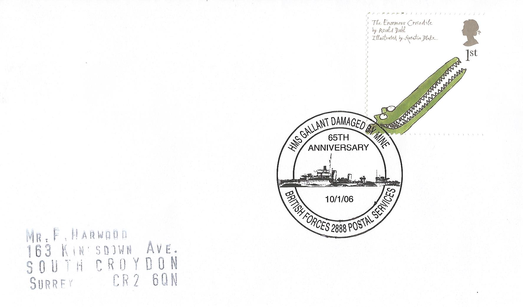 HMS Gallant Damaged by Mine 65th Anniversary BFPS 2888_15725
