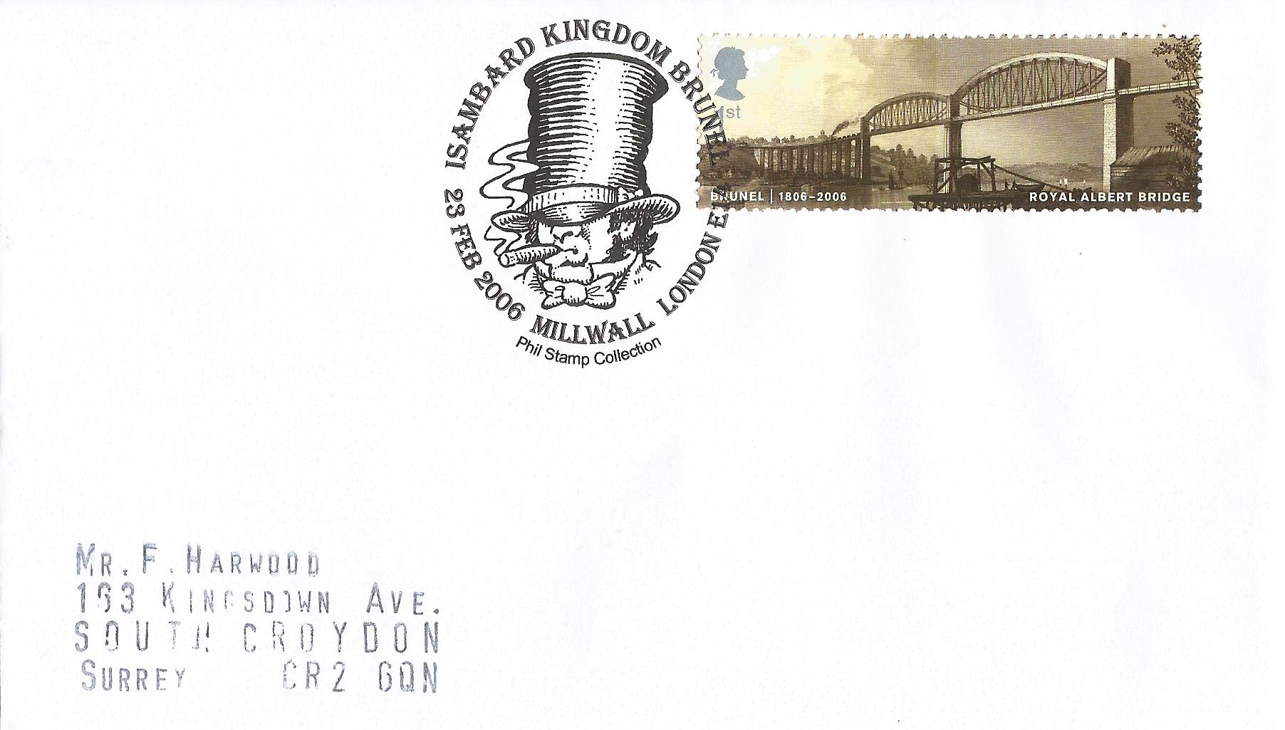 Isambard Kingdom Brunel Phil Stamp Collection Millwall London E14_15792