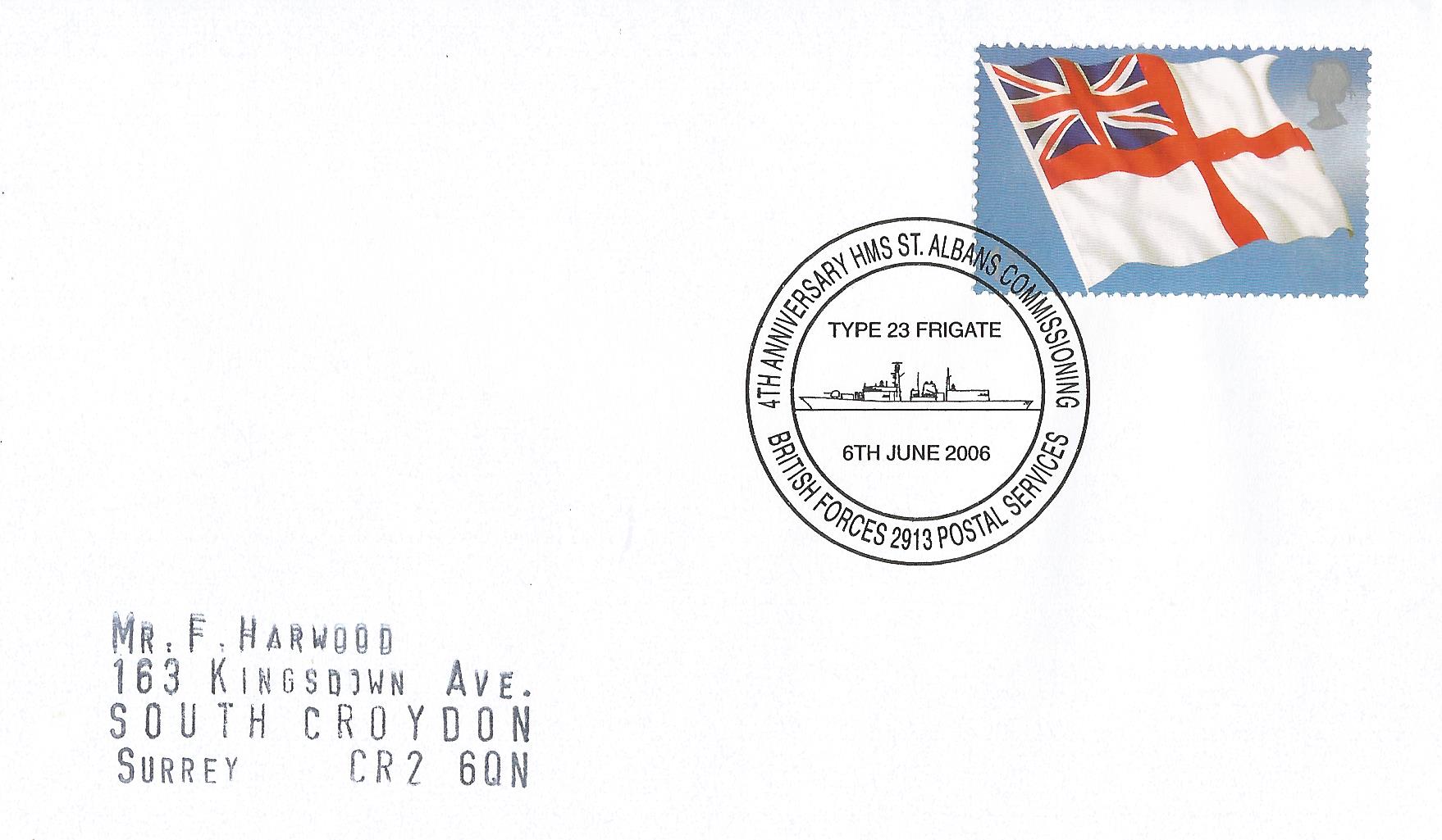 4th Anniversary HMS St Albans Commissioning Type 23 Frigate BFPS 2913_15904