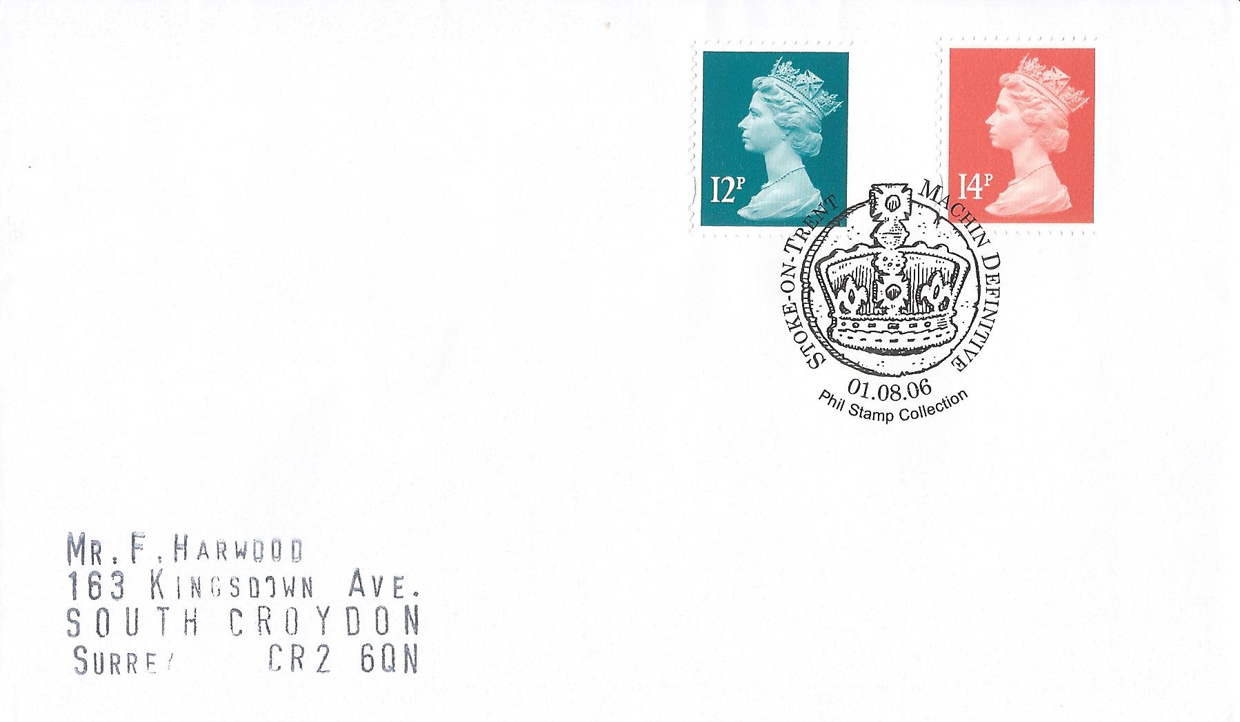 Machin Definitives Phil Stamp Collection Stoke on Trent_15987
