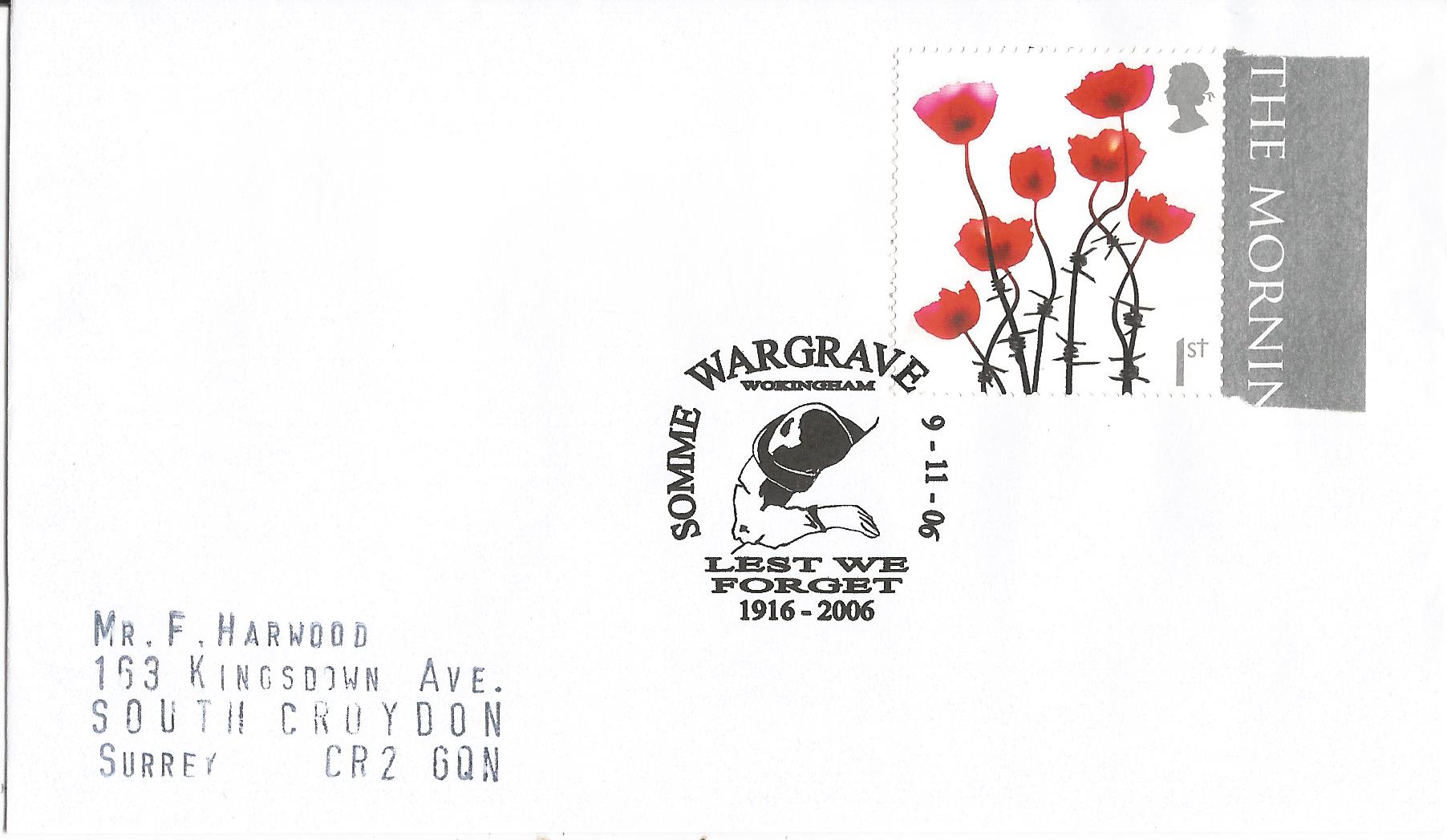 Somme Lest We Forget 1916-2006 Wargrave Wokingham_16127