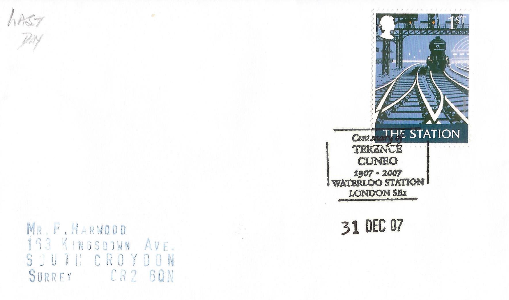 Centenary of Terence Cuneo 1907-2007 Waterloo Station London SE1_16160(2)